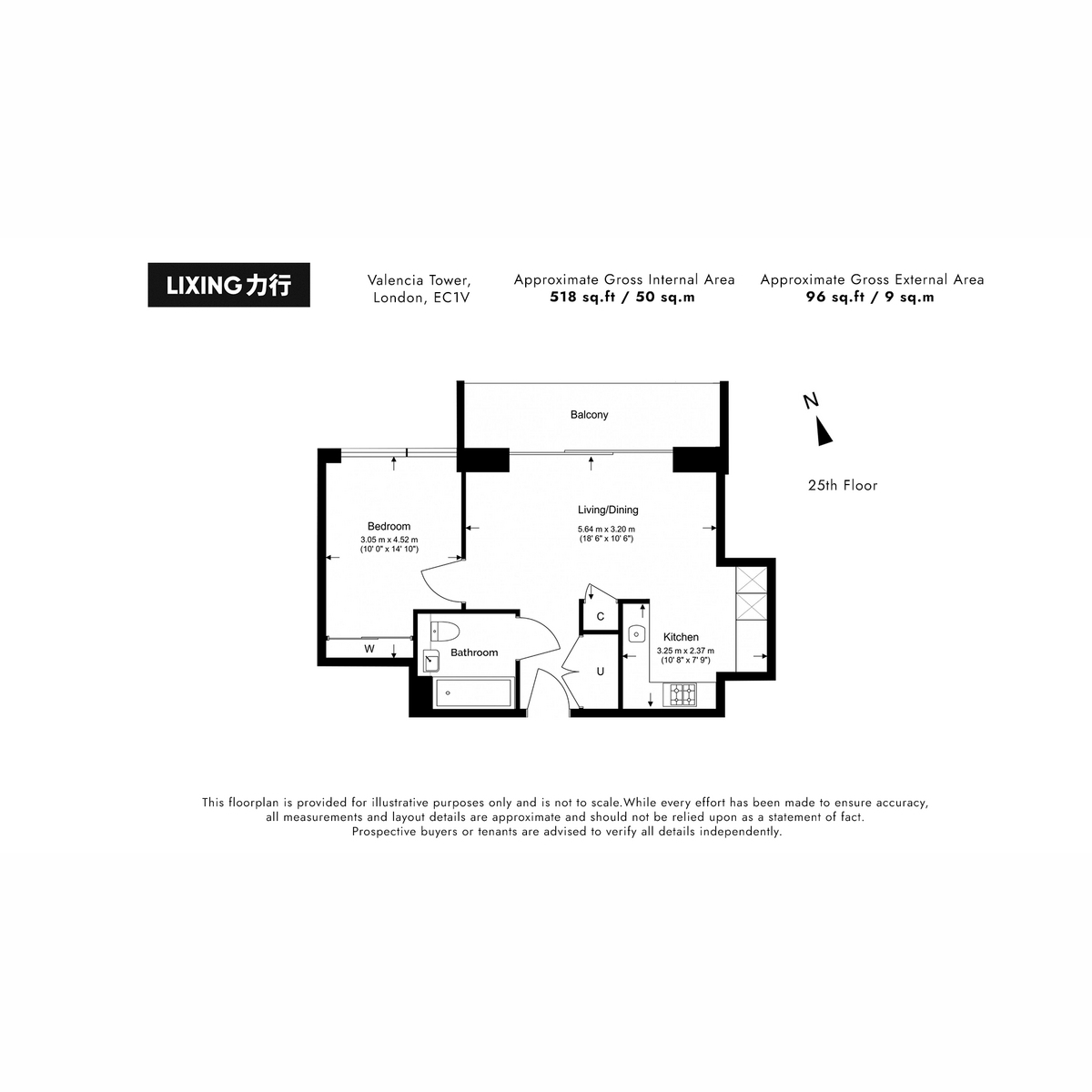 Flat 147, 3 Bollinder Place, 250 City Road, London floorplan