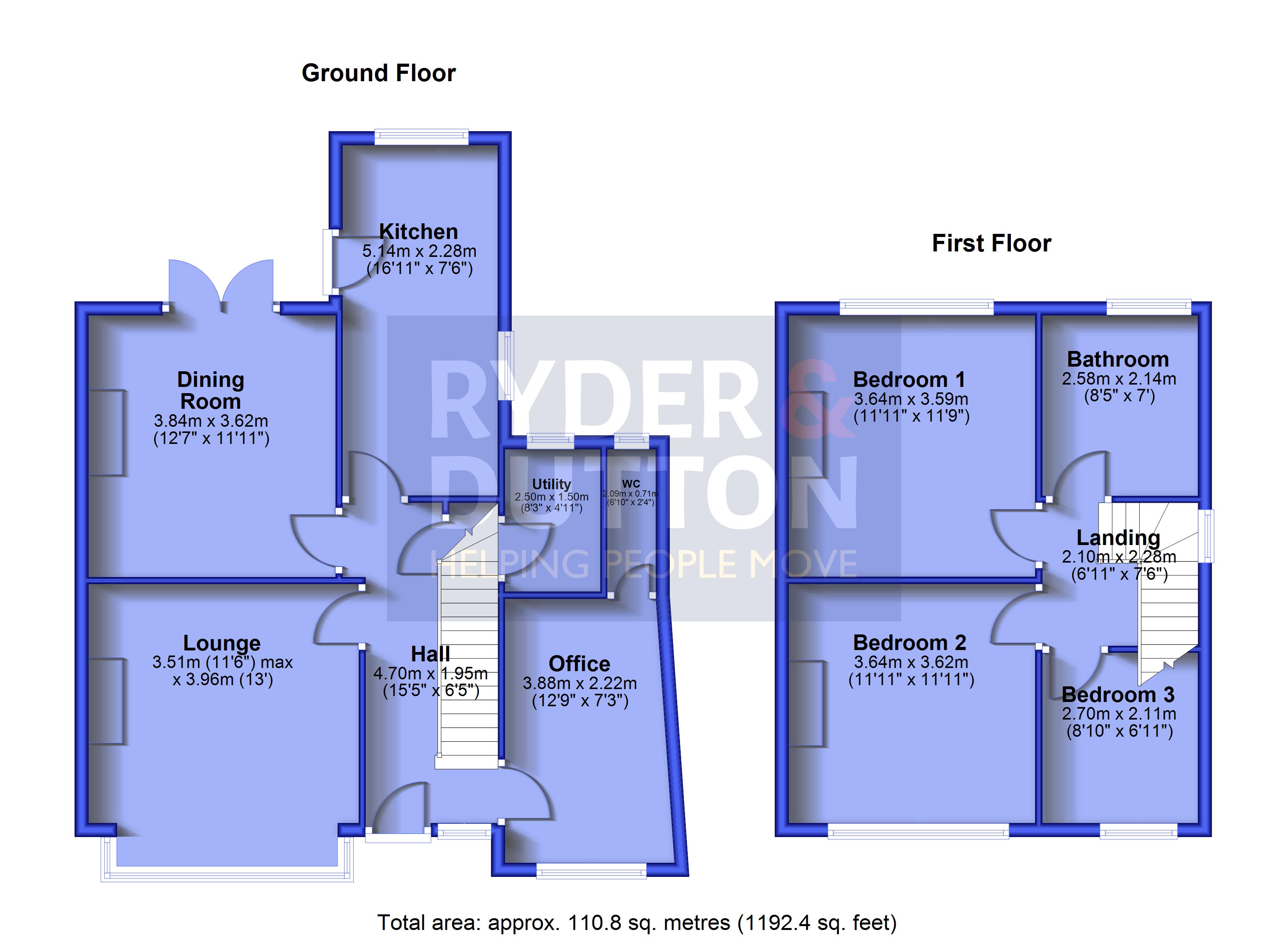 136, Crow Hill South, Middleton floorplan