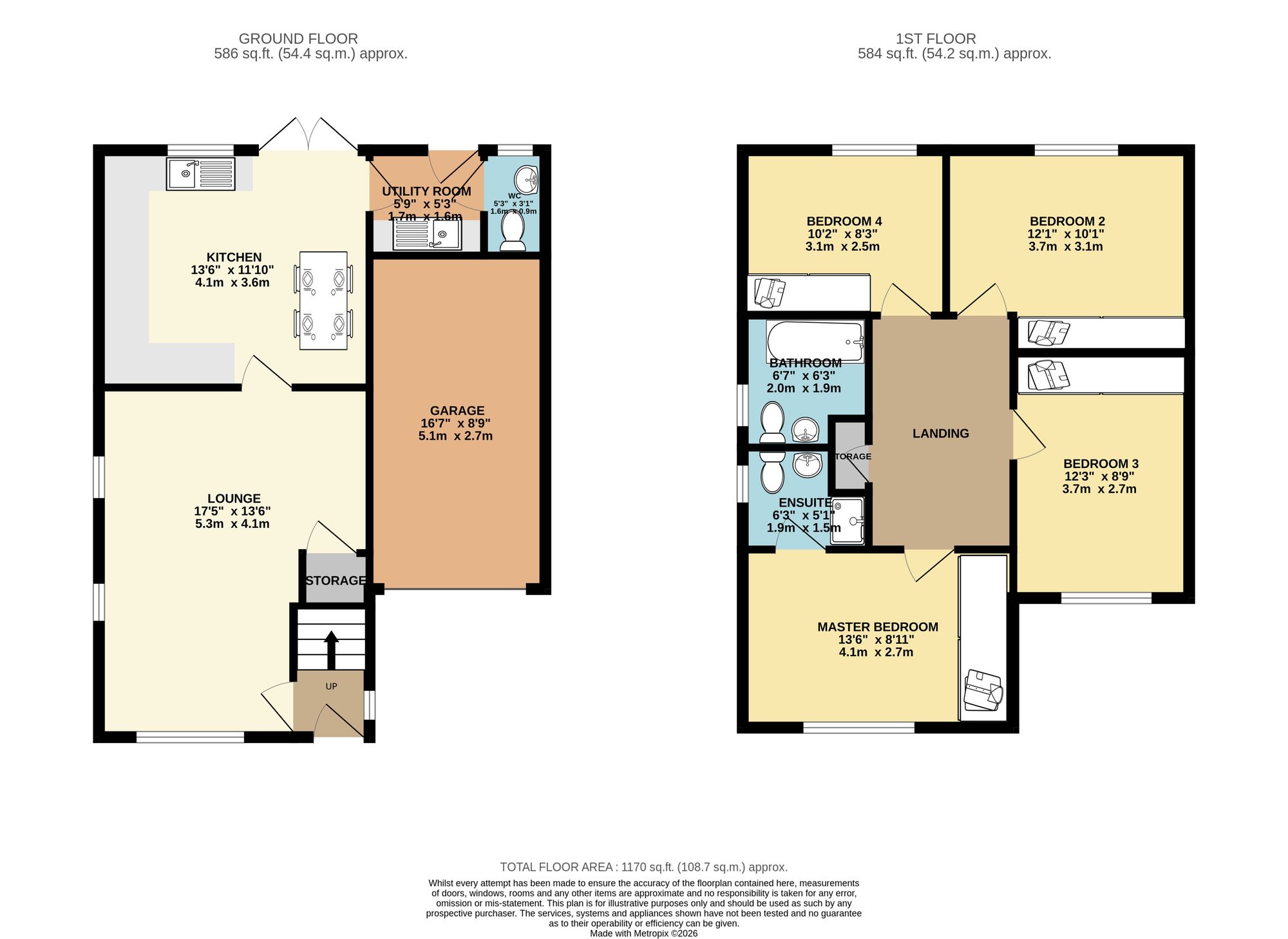 20 De Montford Drive, Mexborough floorplan