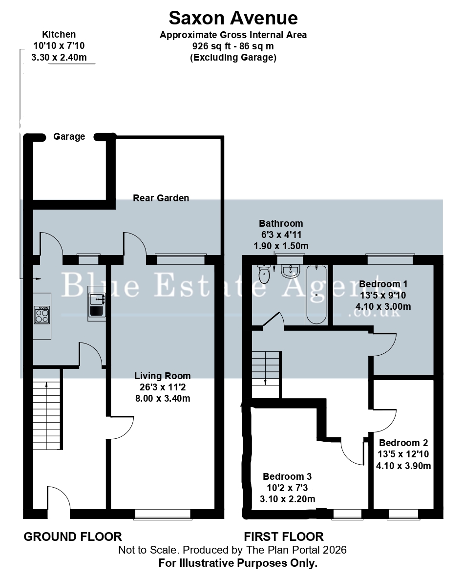 125, Saxon Avenue, Feltham floorplan