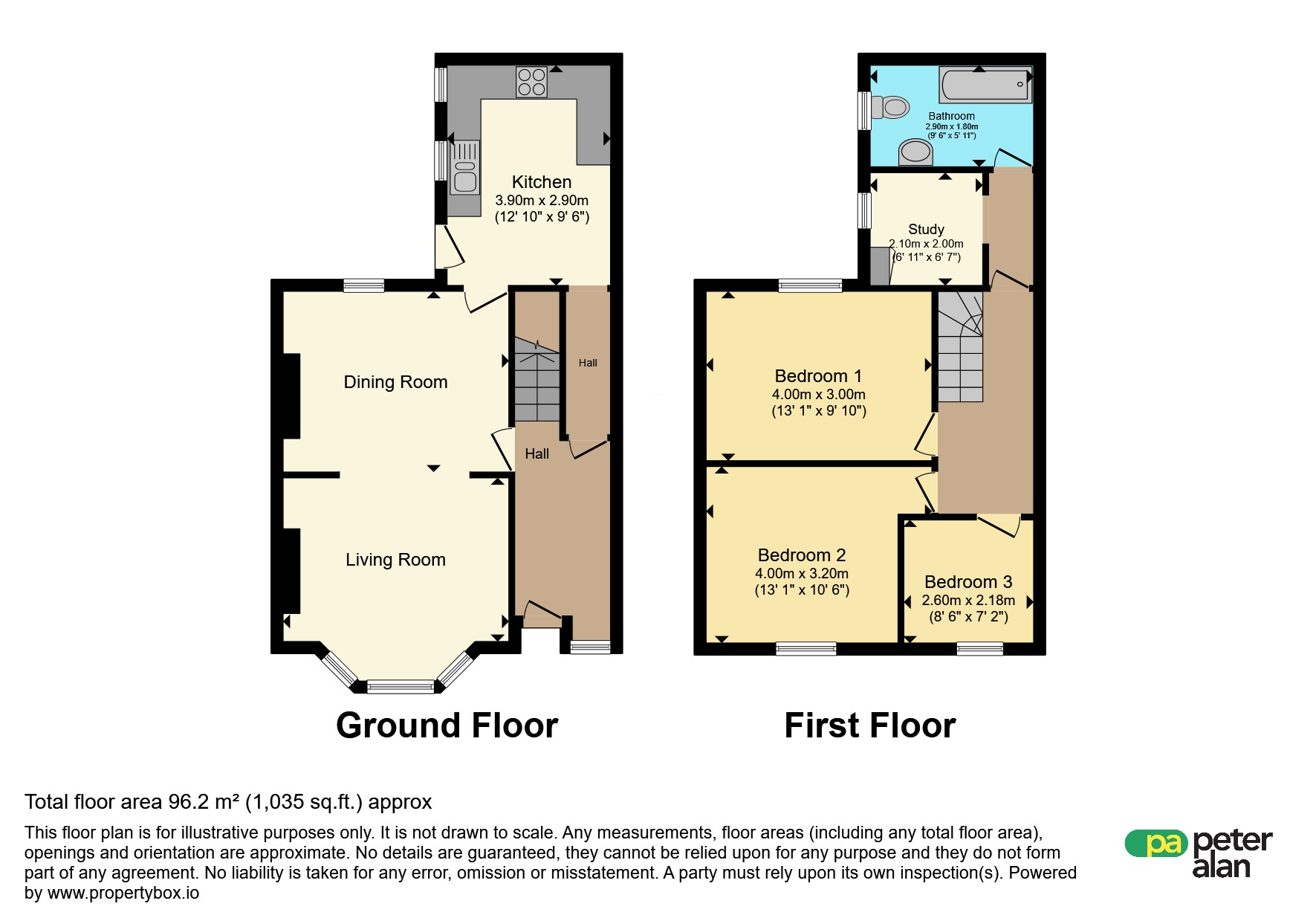 24, Llwynmadoc Street, Pontypridd floorplan