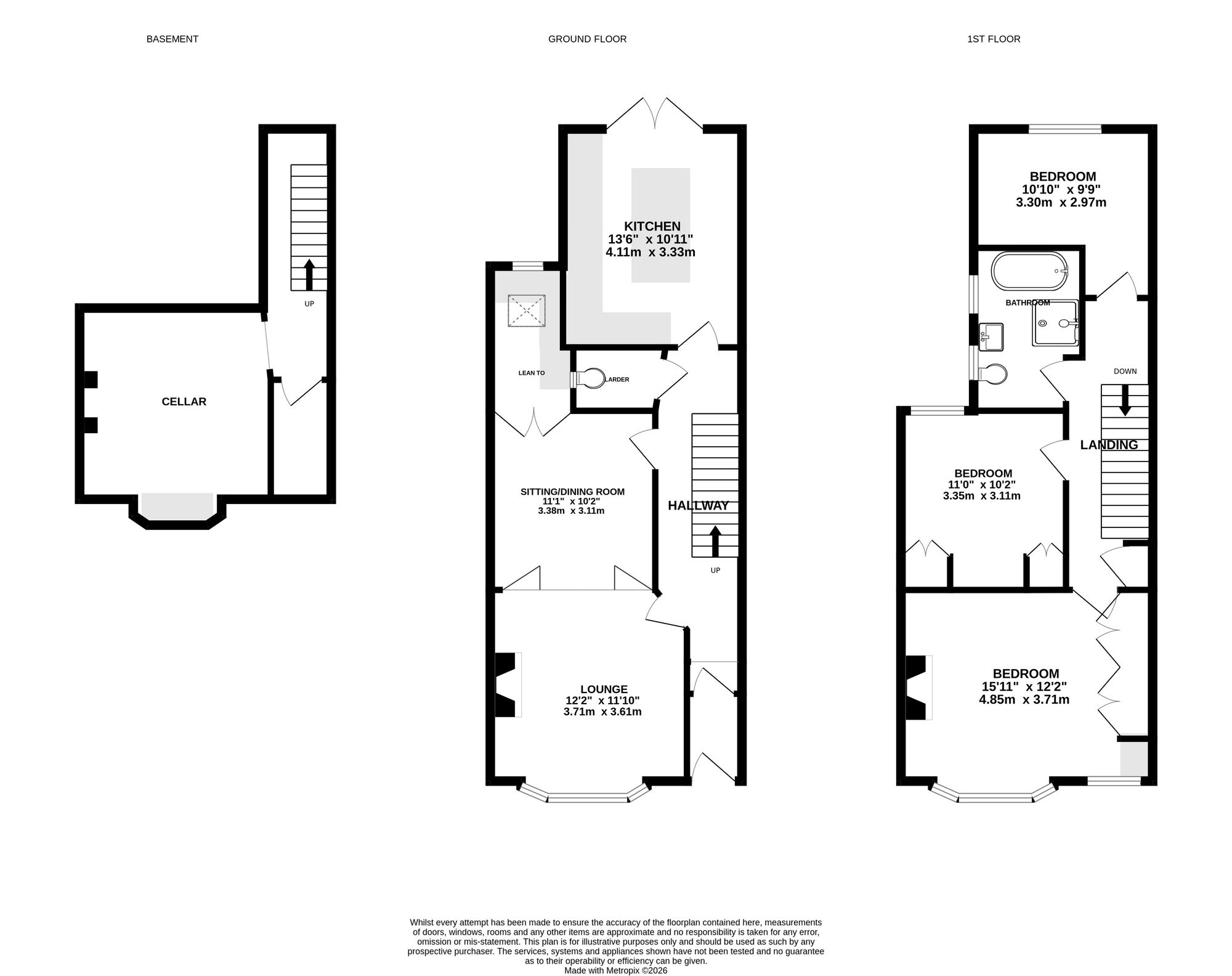 72 Devonshire Avenue, Southsea floorplan