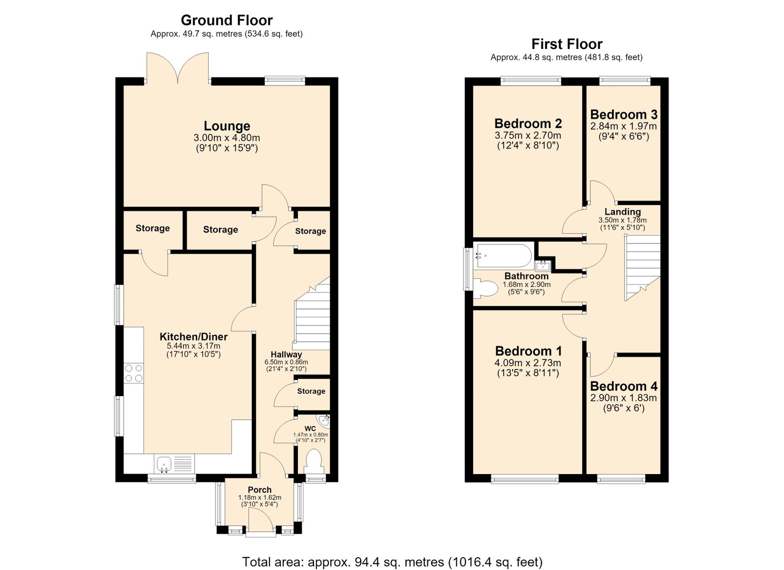10, Vulcan Drive, Wigan floorplan