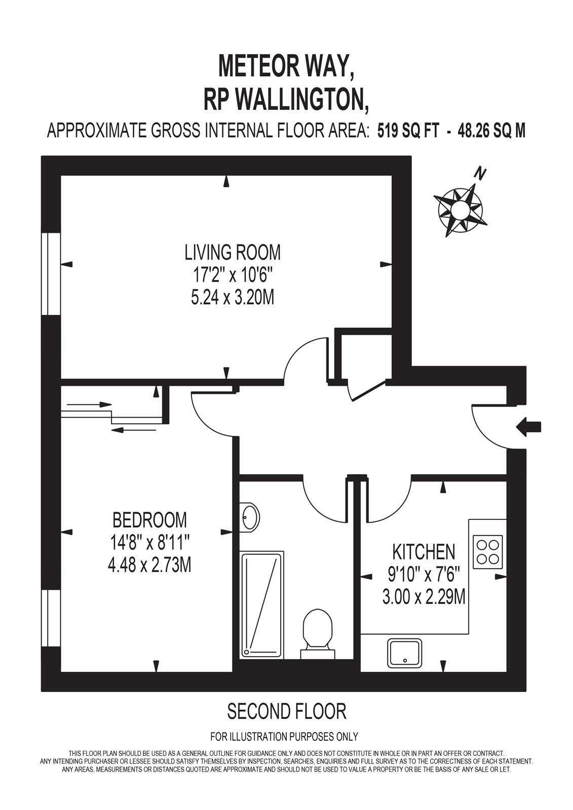 1 Bedrooms Flat for sale in Meteor Way, Wallington SM6