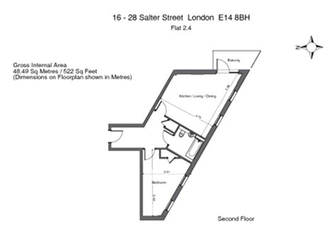 1 Bedrooms  to rent in Cayman Court, Salter Street, Canary Wharf, London E14