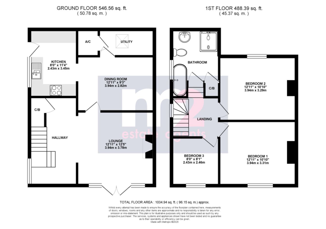 Hillside, Old Roman Road, Newport floorplan