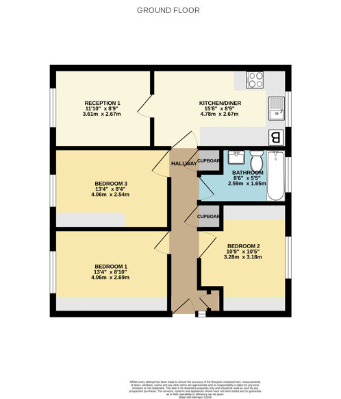8, Kentford Way, Northolt floorplan