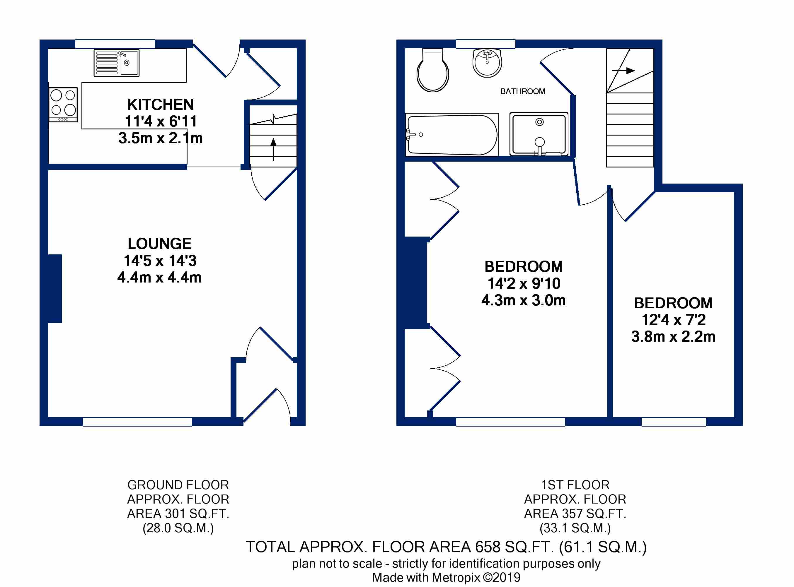 2 Bedrooms Terraced house for sale in Bank Street, Morley, Leeds, West Yorkshire LS27