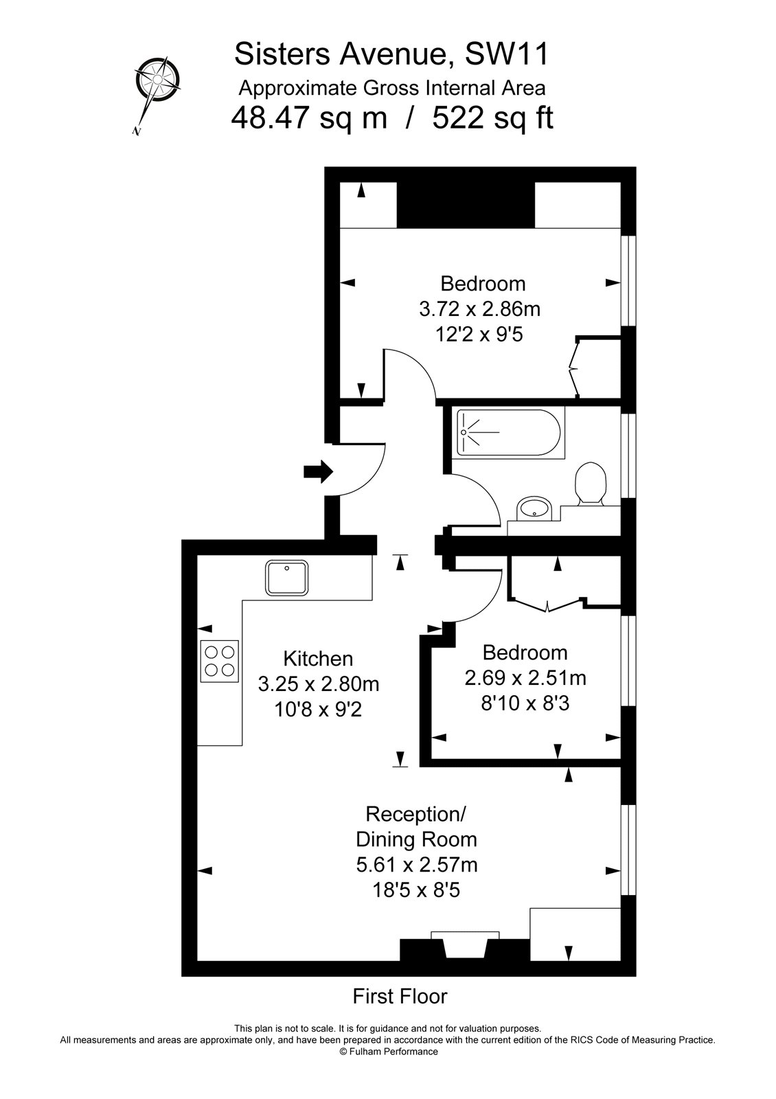 Sisters Avenue, London SW11, 2 bedroom flat for sale 60981575