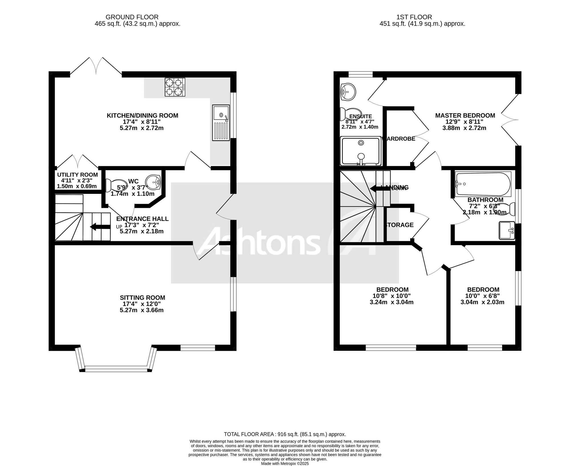 1 Stargate Close, St. Helens floorplan