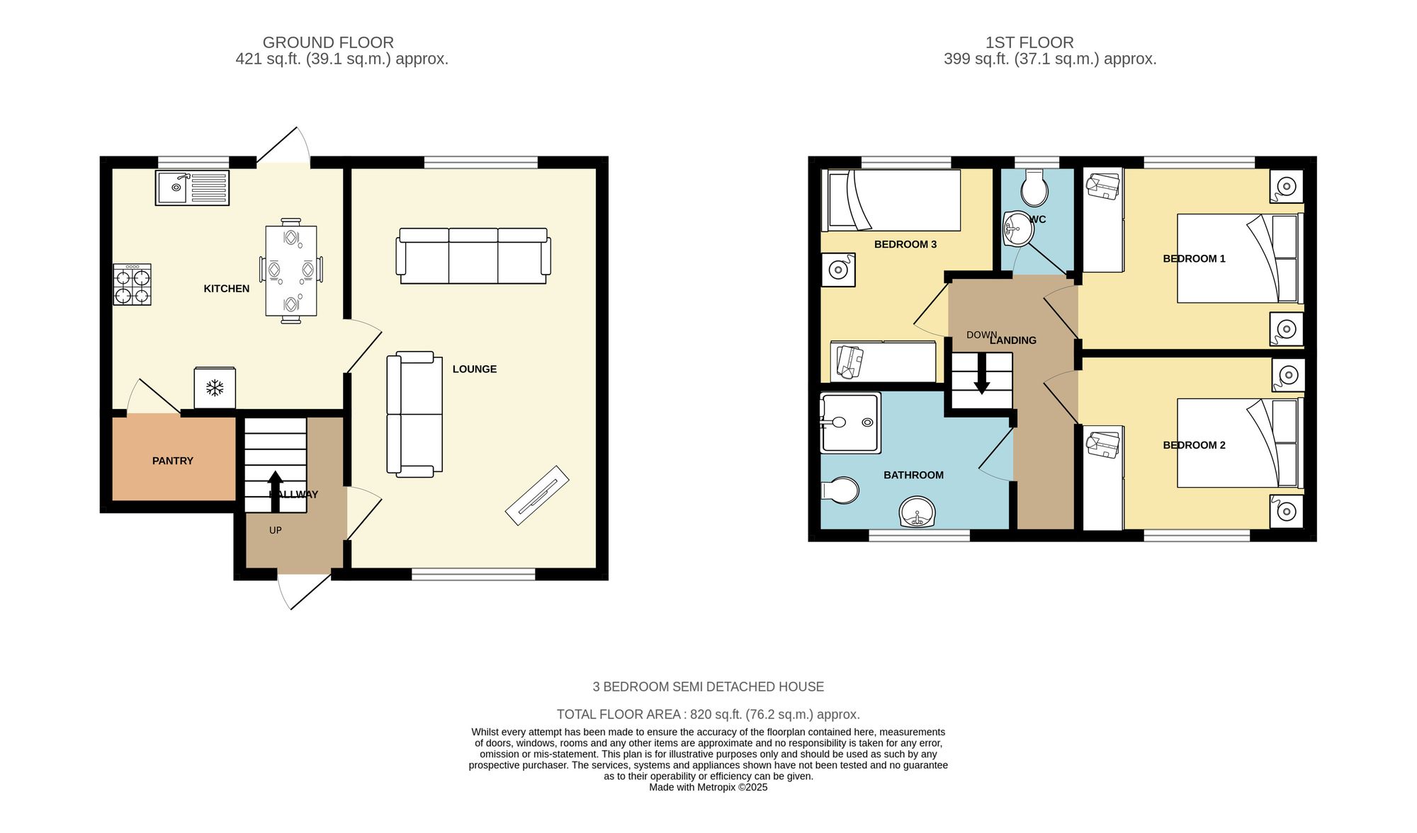 28 Old Bank Road, Mirfield floorplan