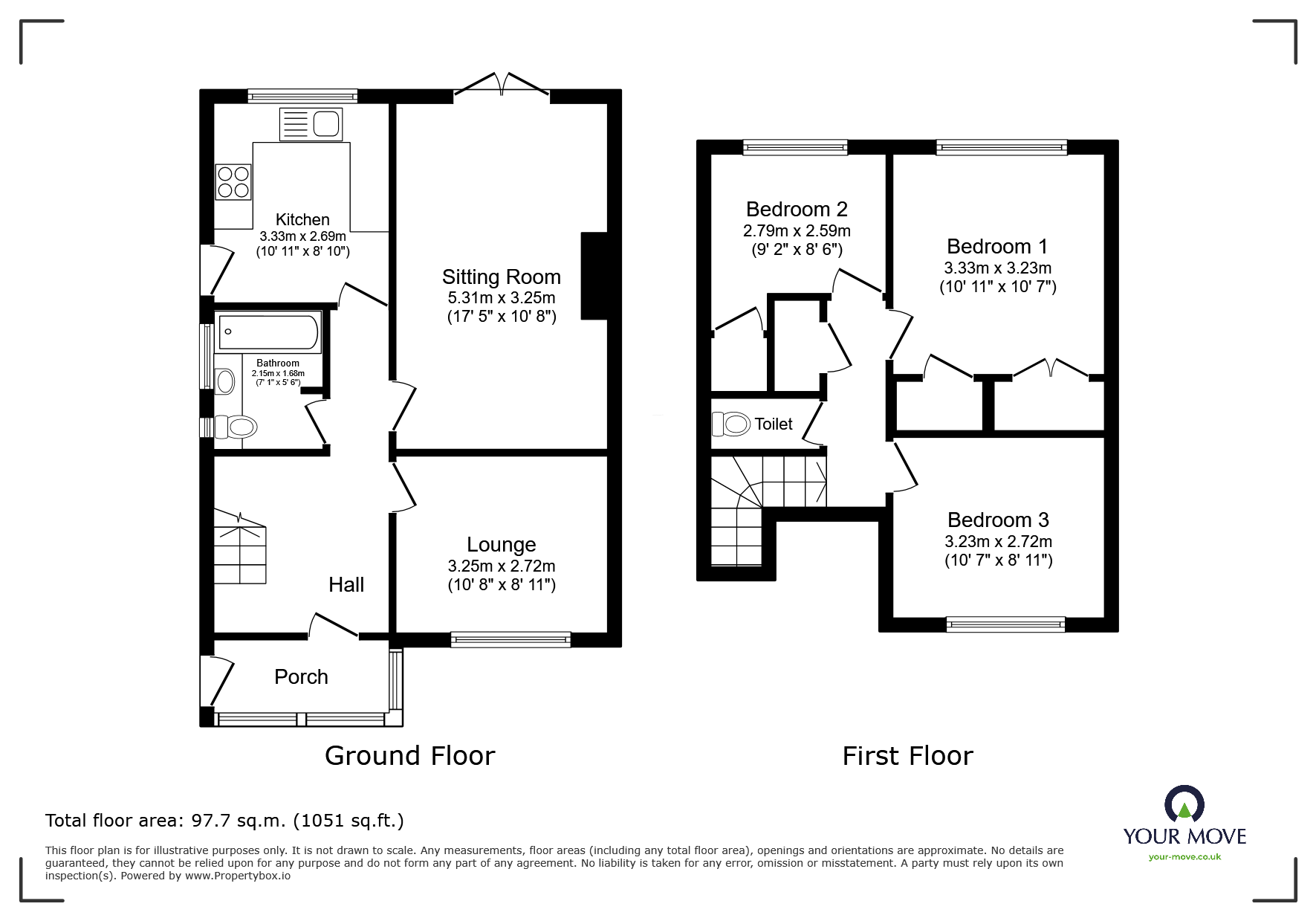 27, Pole Lane, Darwen floorplan