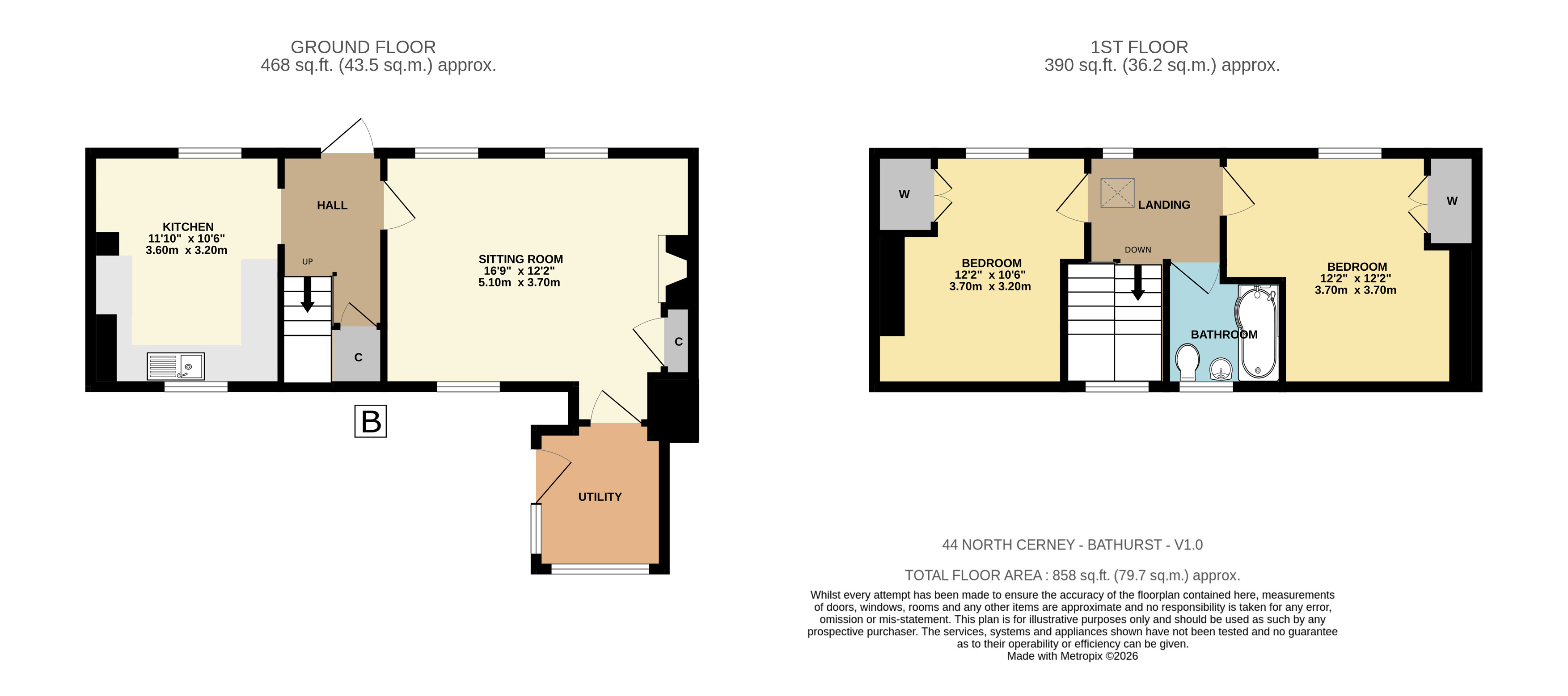44, North Cerney, Gloucestershire floorplan