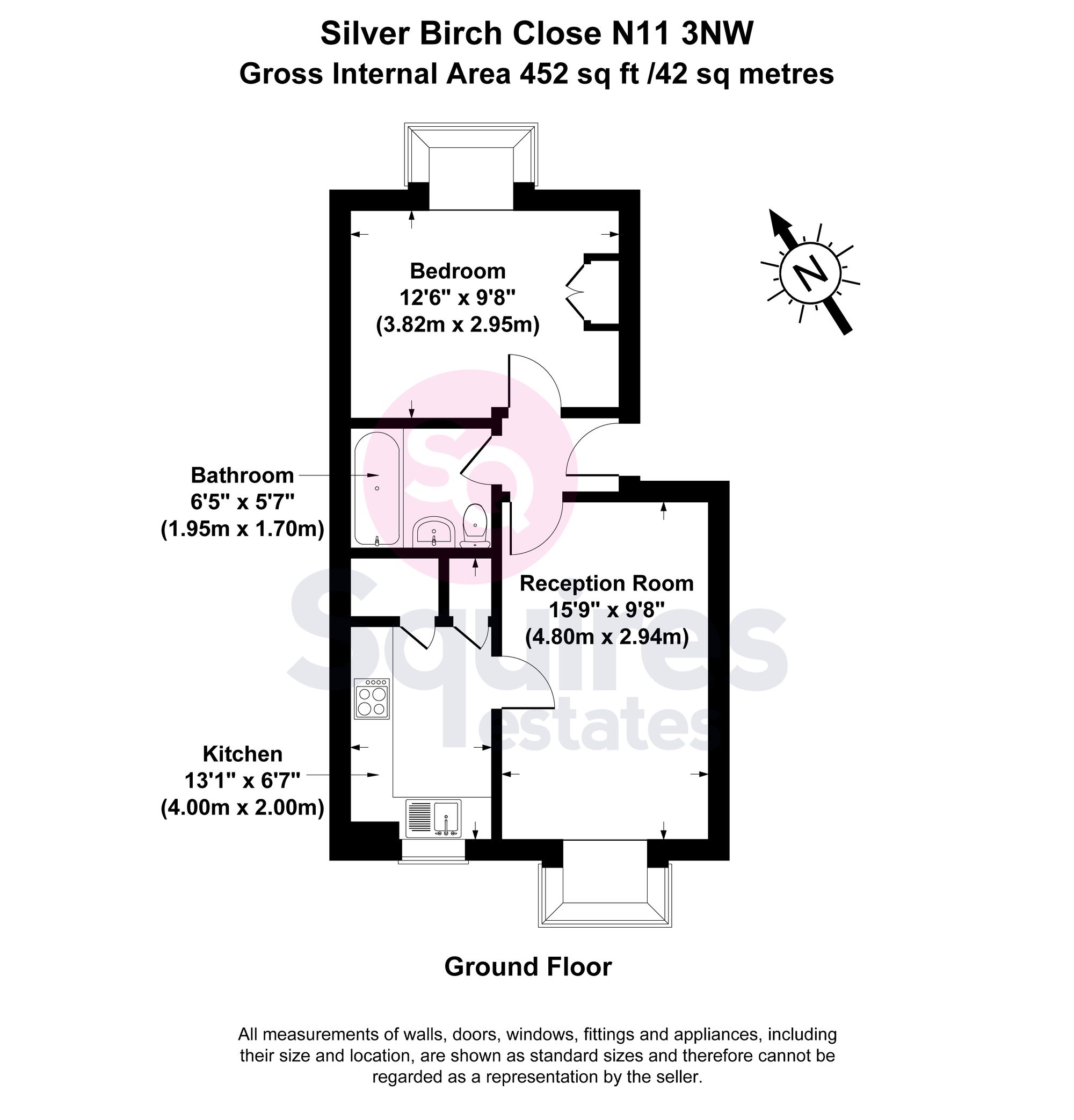 32 Silver Birch Close, London floorplan