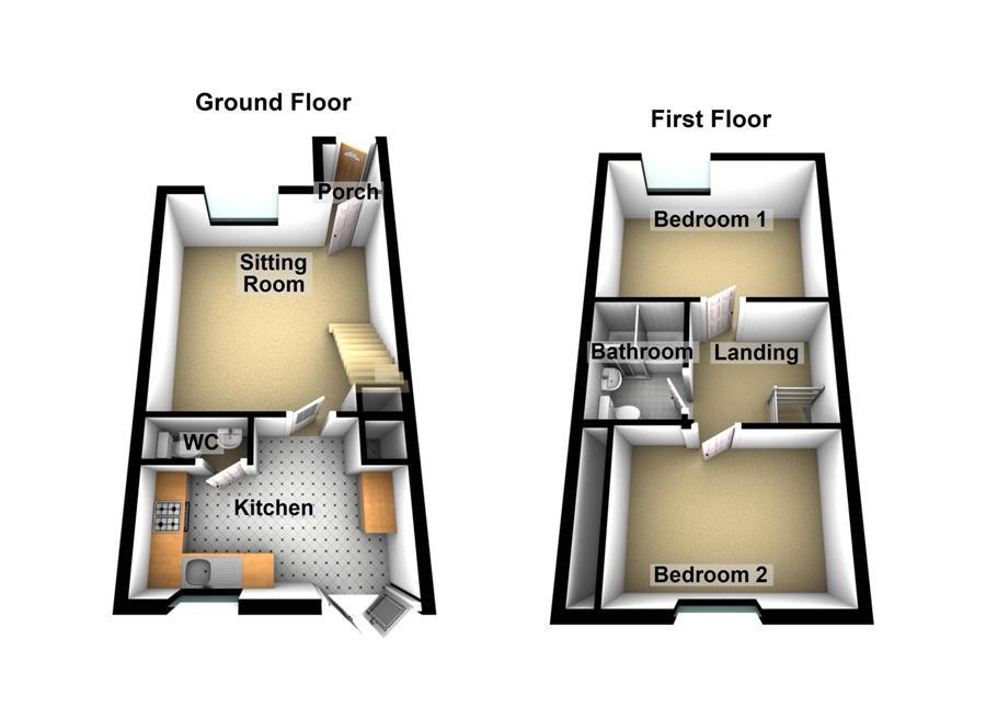 34, Lime Street, Evesham floorplan