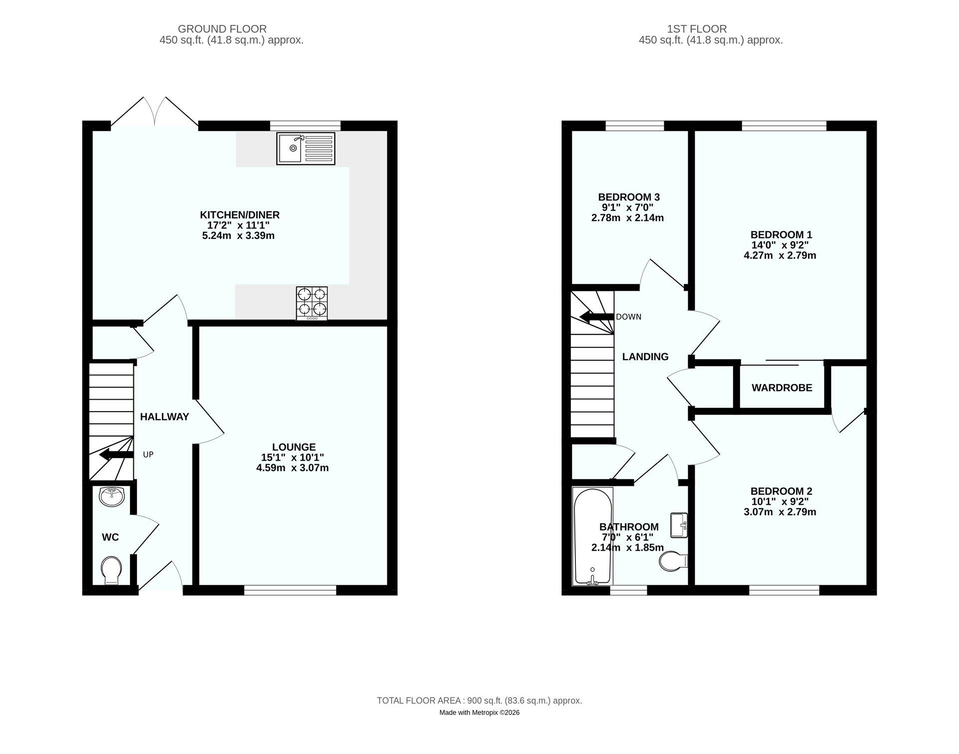 58, Hidderley Park, Cornwall floorplan