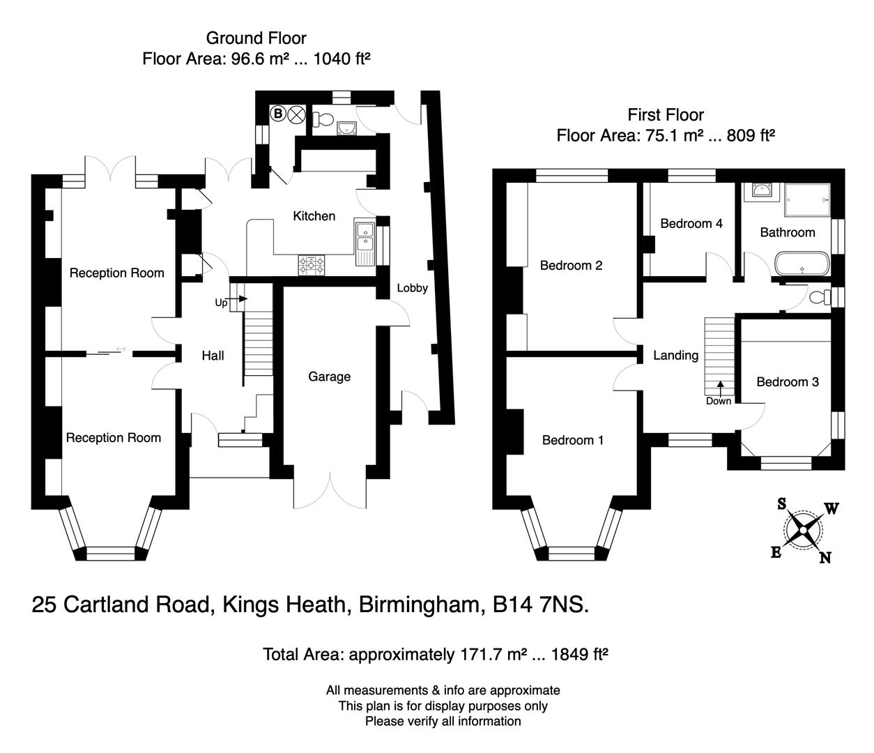 25, Cartland Road, Birmingham floorplan