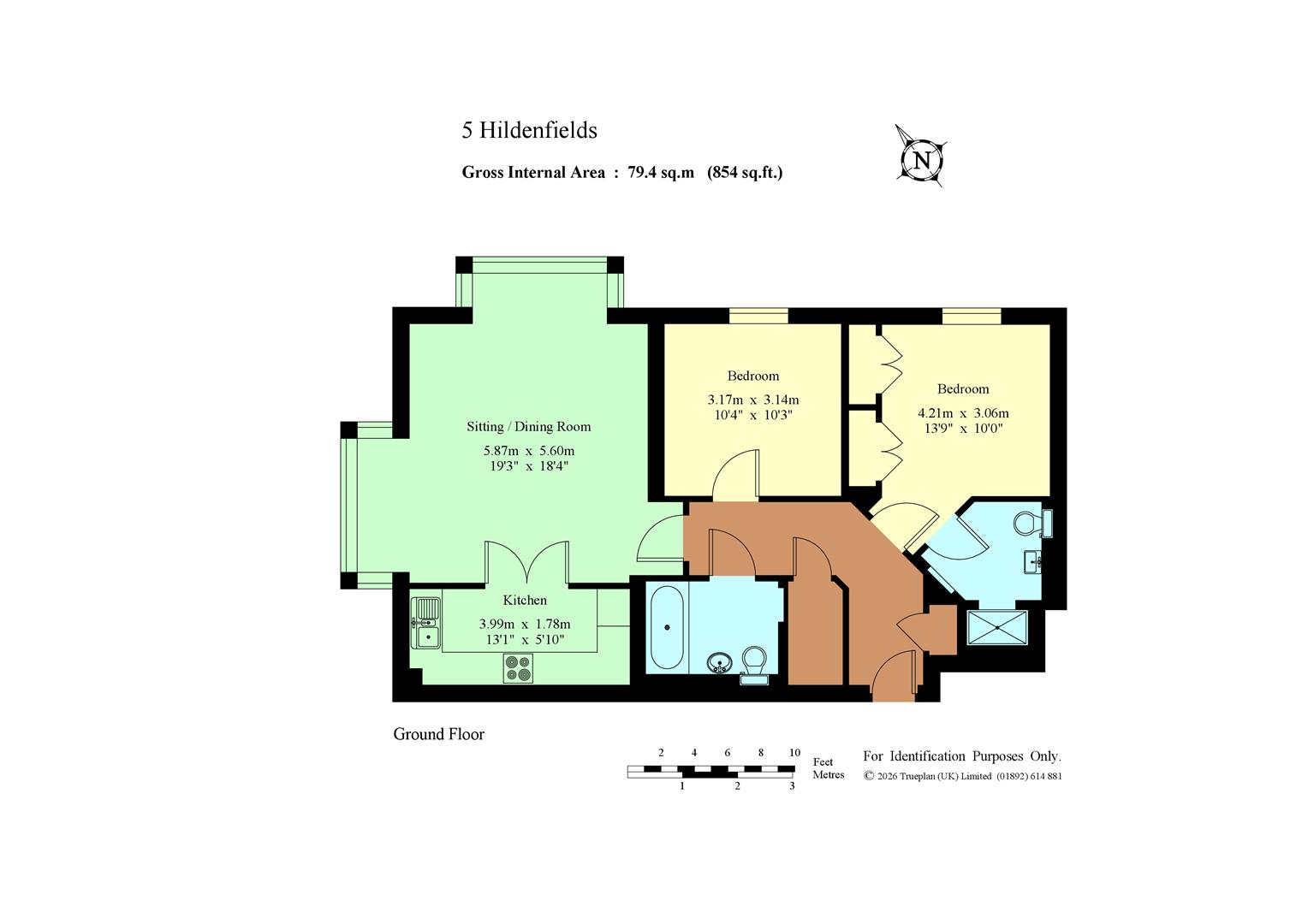 5, Hildenfields, Tonbridge floorplan