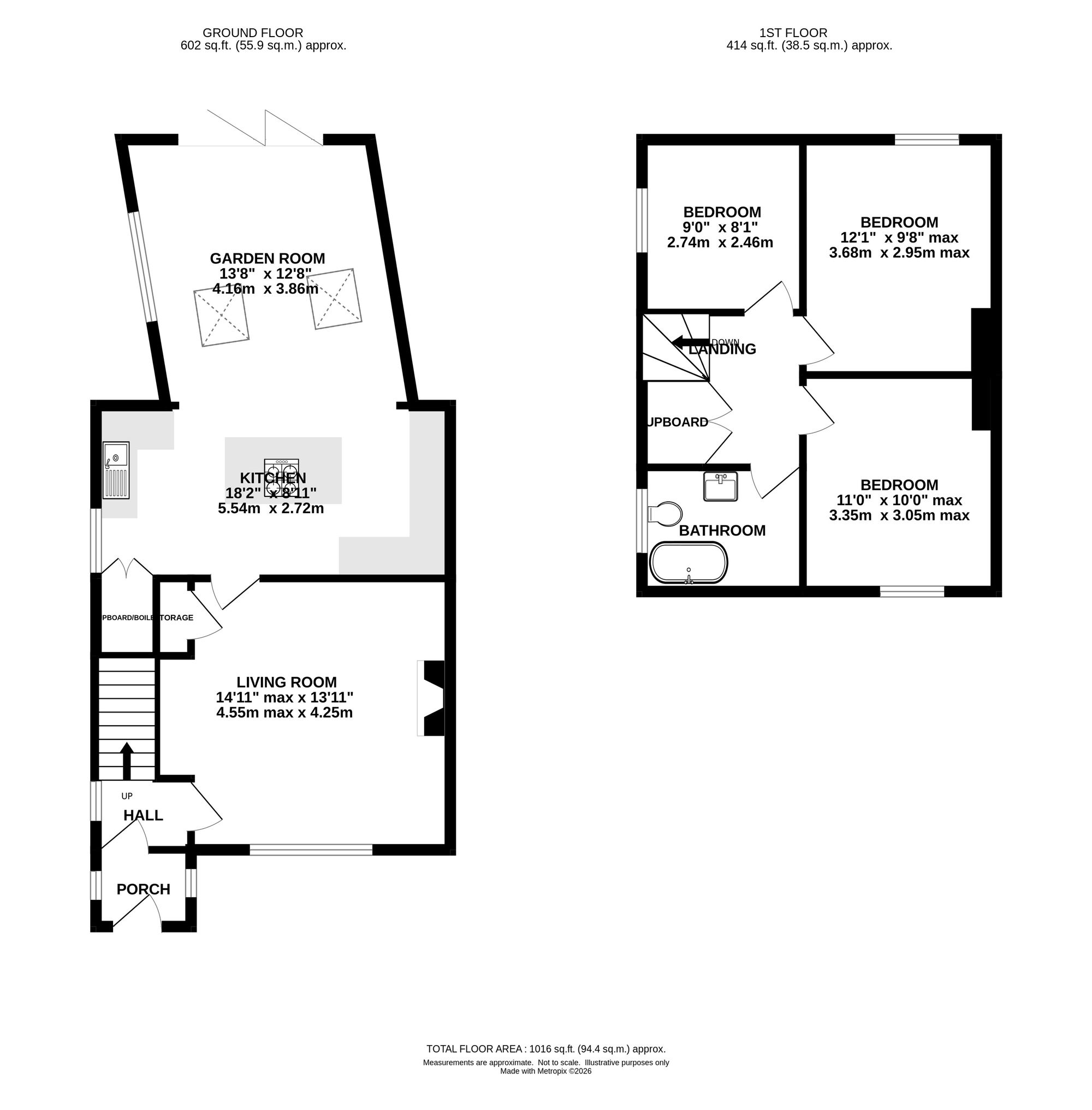 55 Station Road, Crewe floorplan