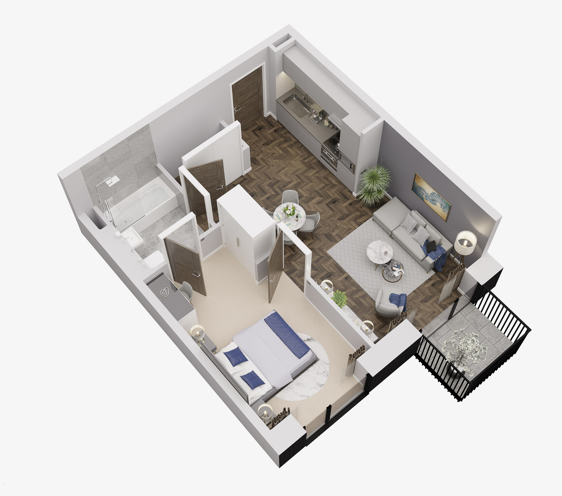 West One floorplan
