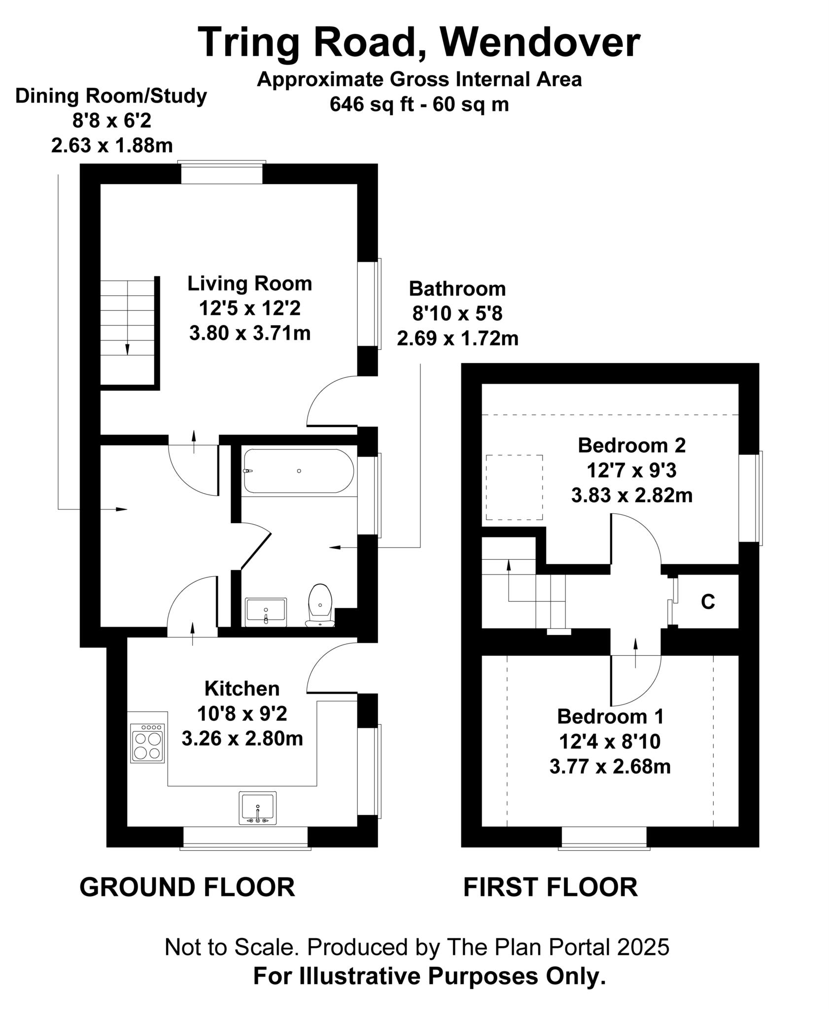 79a, Tring Road, Aylesbury floorplan