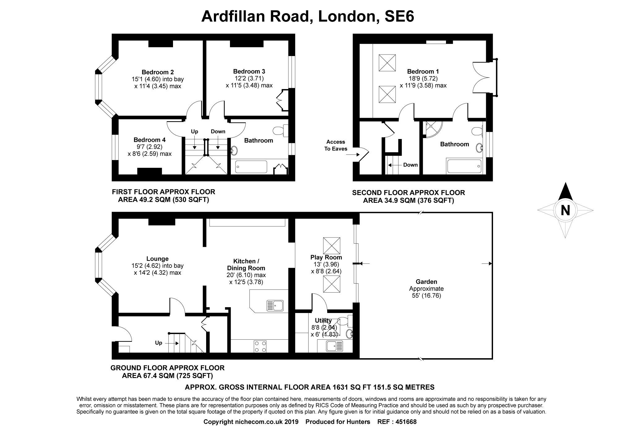 4 Bedrooms Terraced house for sale in Ardfillan Road, London SE6