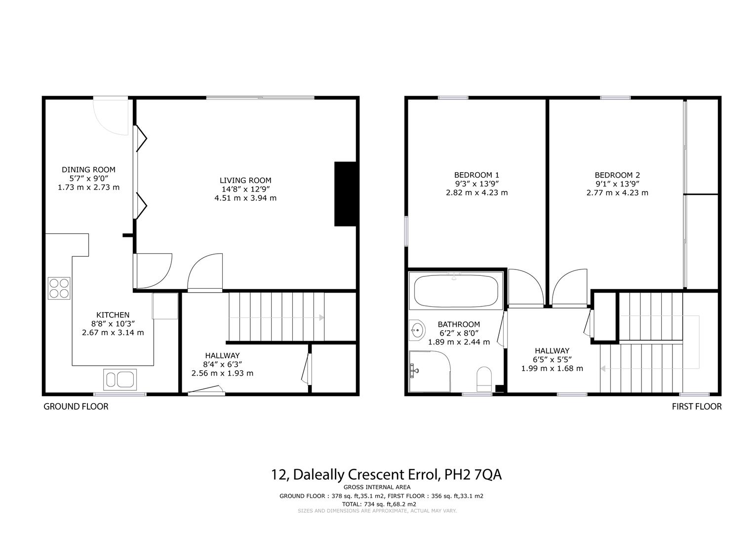 12, Daleally Crescent, Errol floorplan