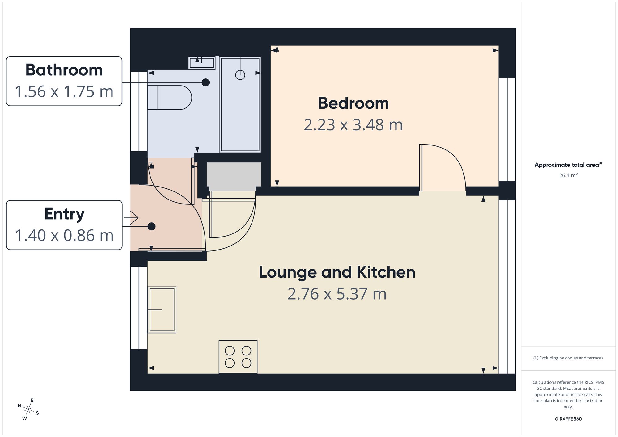 59 Hanover Drive, Blaydon-On-Tyne floorplan