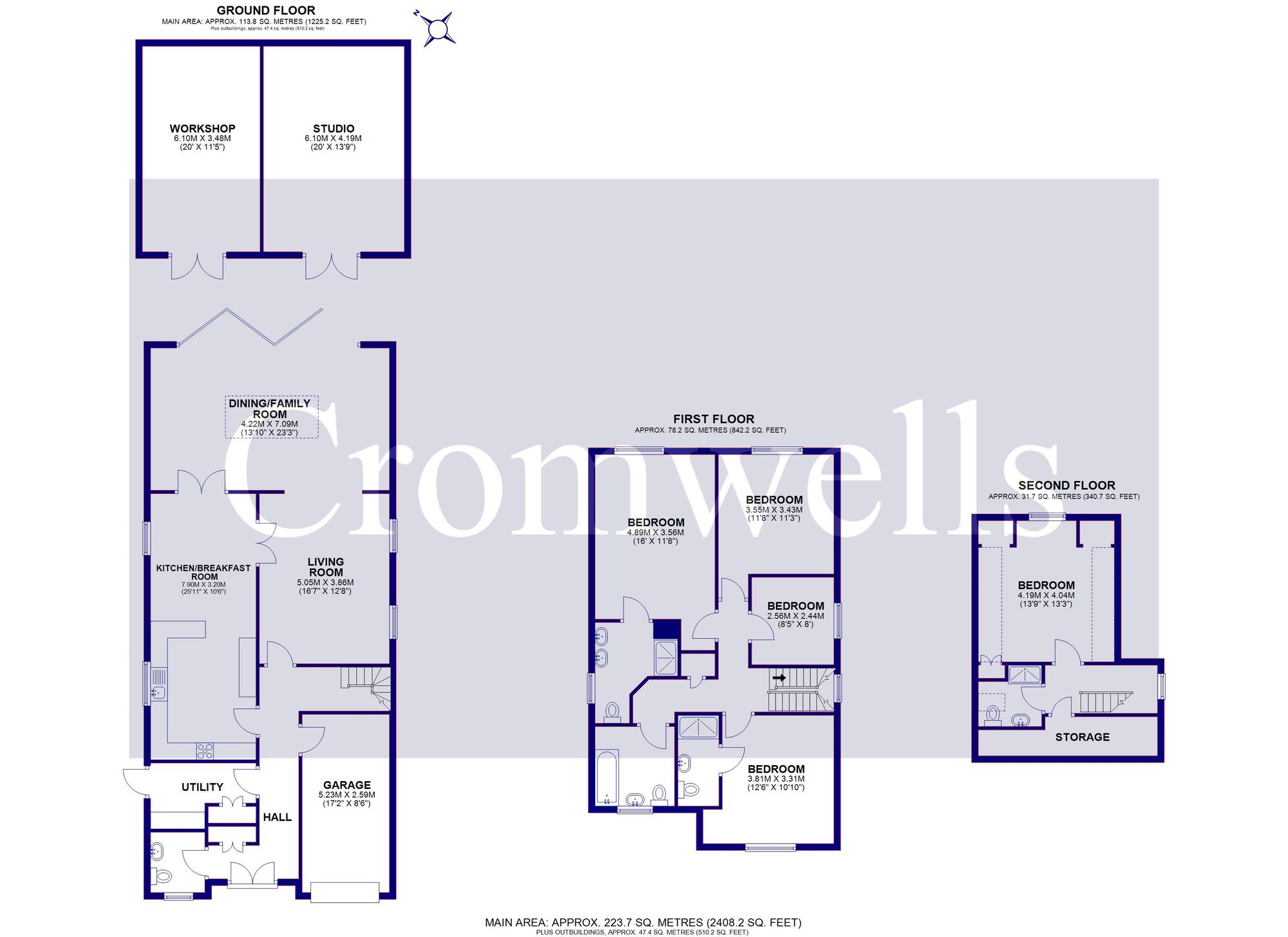 96a Kingsmead Avenue, Worcester Park floorplan