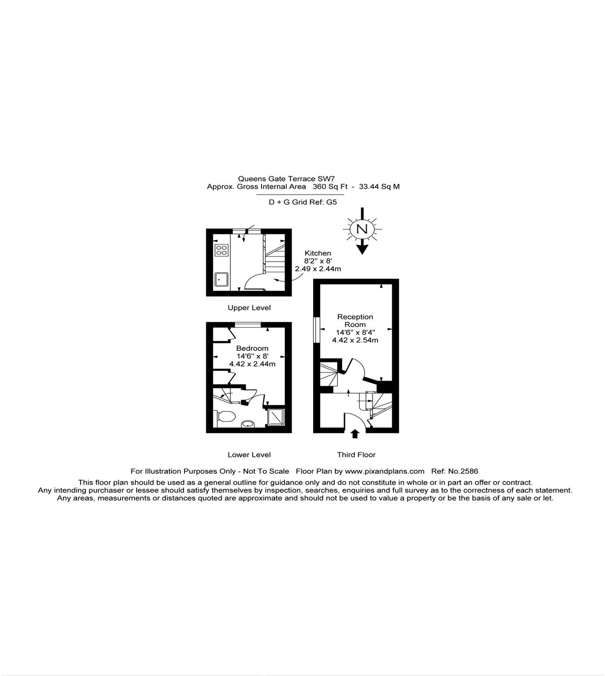 1 Bedrooms Flat to rent in Queen's Gate Terrace, London SW7