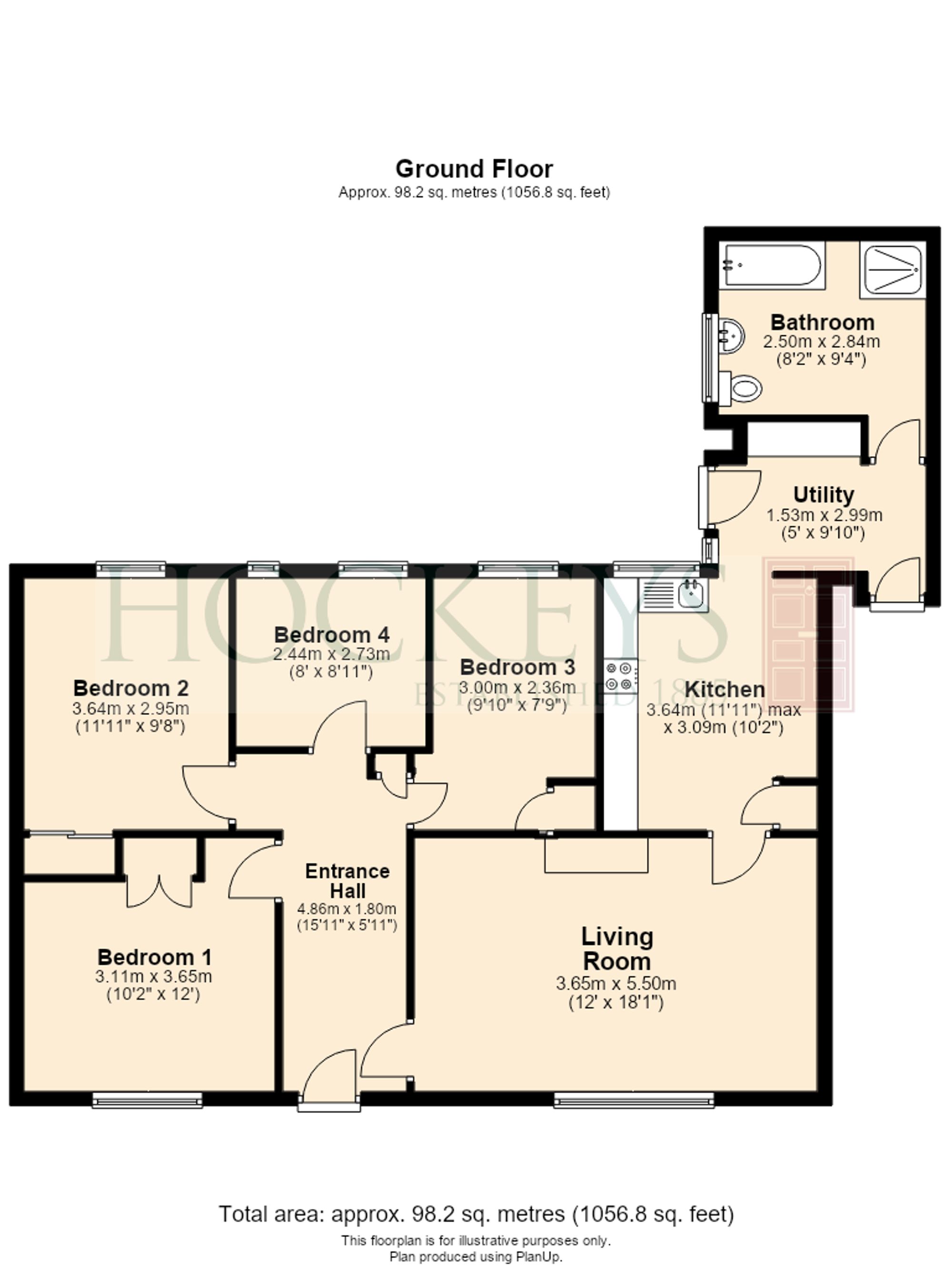 14 Hayfield Avenue, Cambridge floorplan