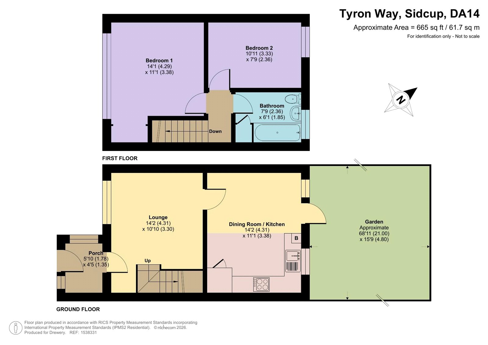 Tyron Way, Kent floorplan