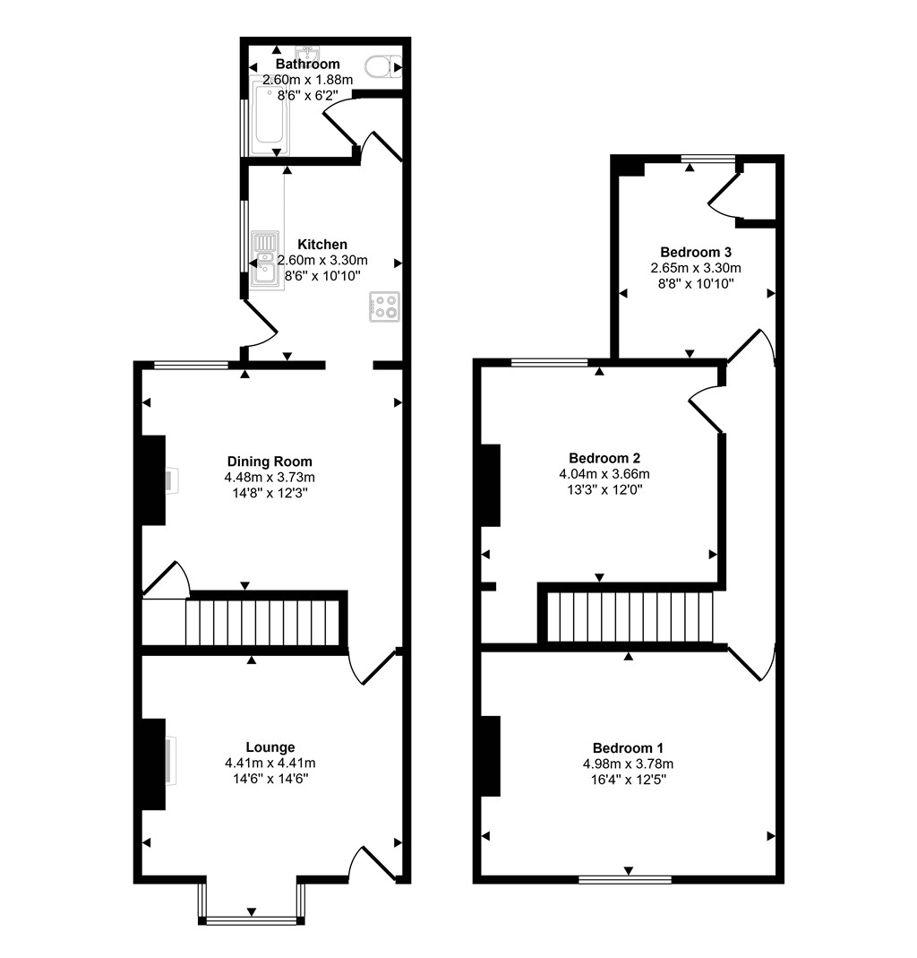 66, Midland Road, COALVILLE floorplan