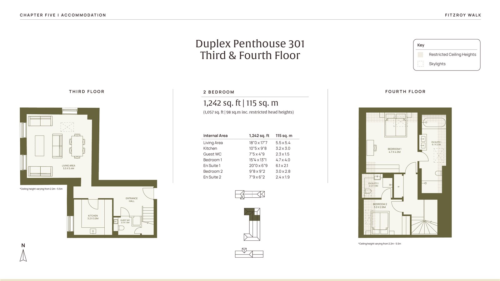 301,, Fitzroy Walk, London floorplan