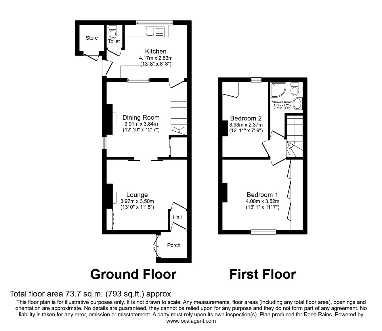 Church Street, Adlington, Chorley, Lancashire PR7, 2 bedroom end ...