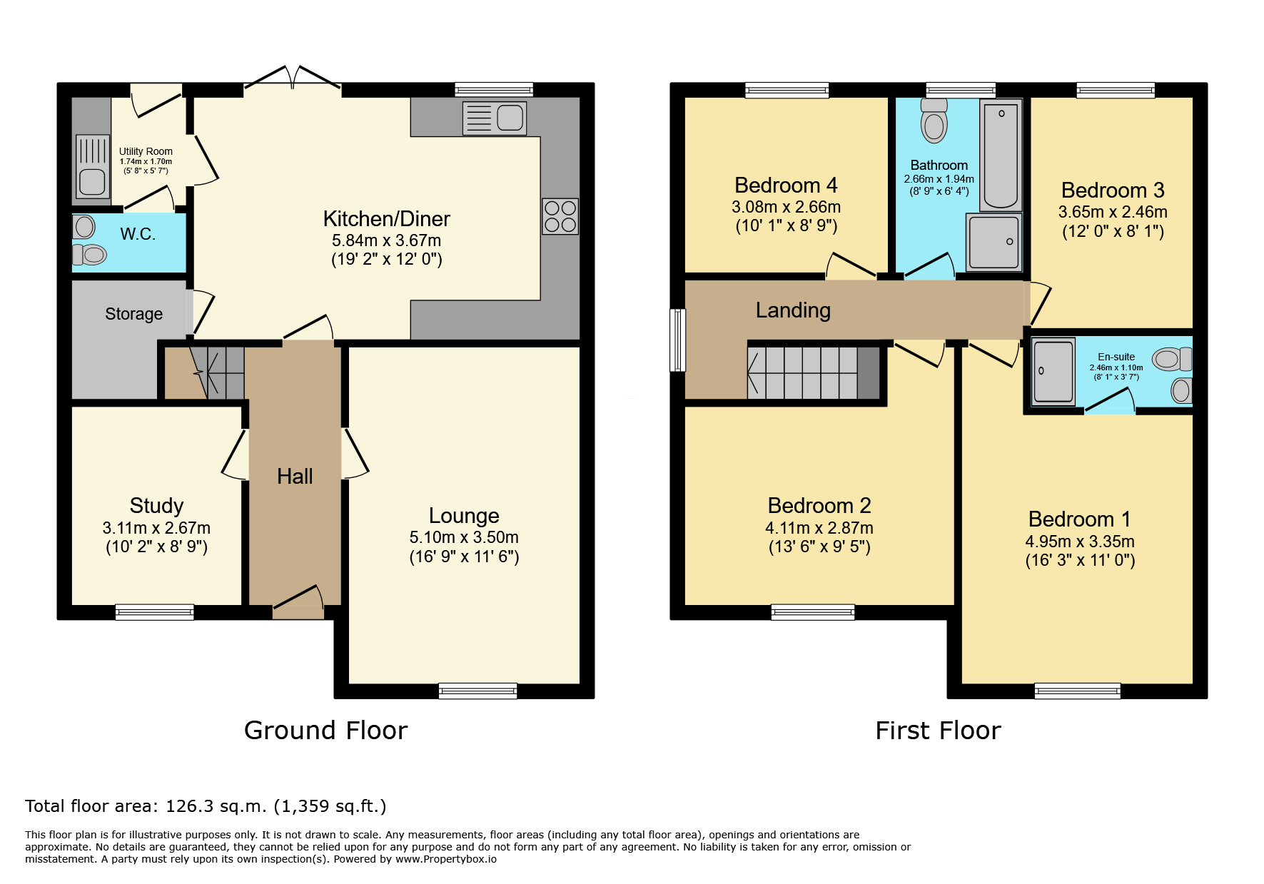67, King Lane, Burton-on-trent floorplan