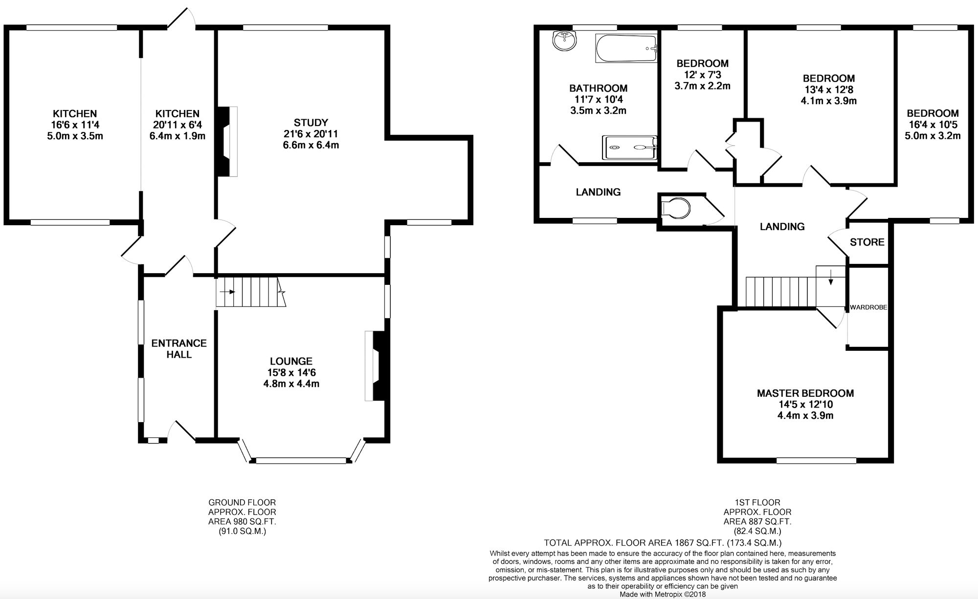 86 Roe Green, Manchester floorplan