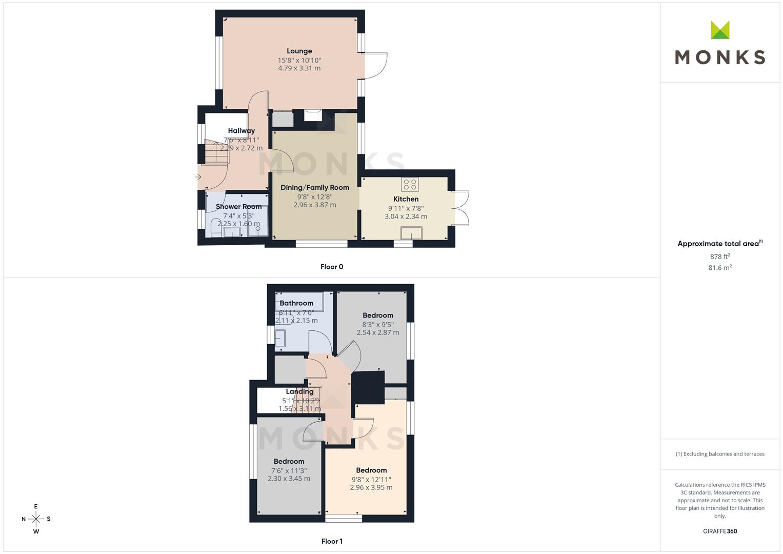 23, Harlescott Crescent, Shrewsbury floorplan