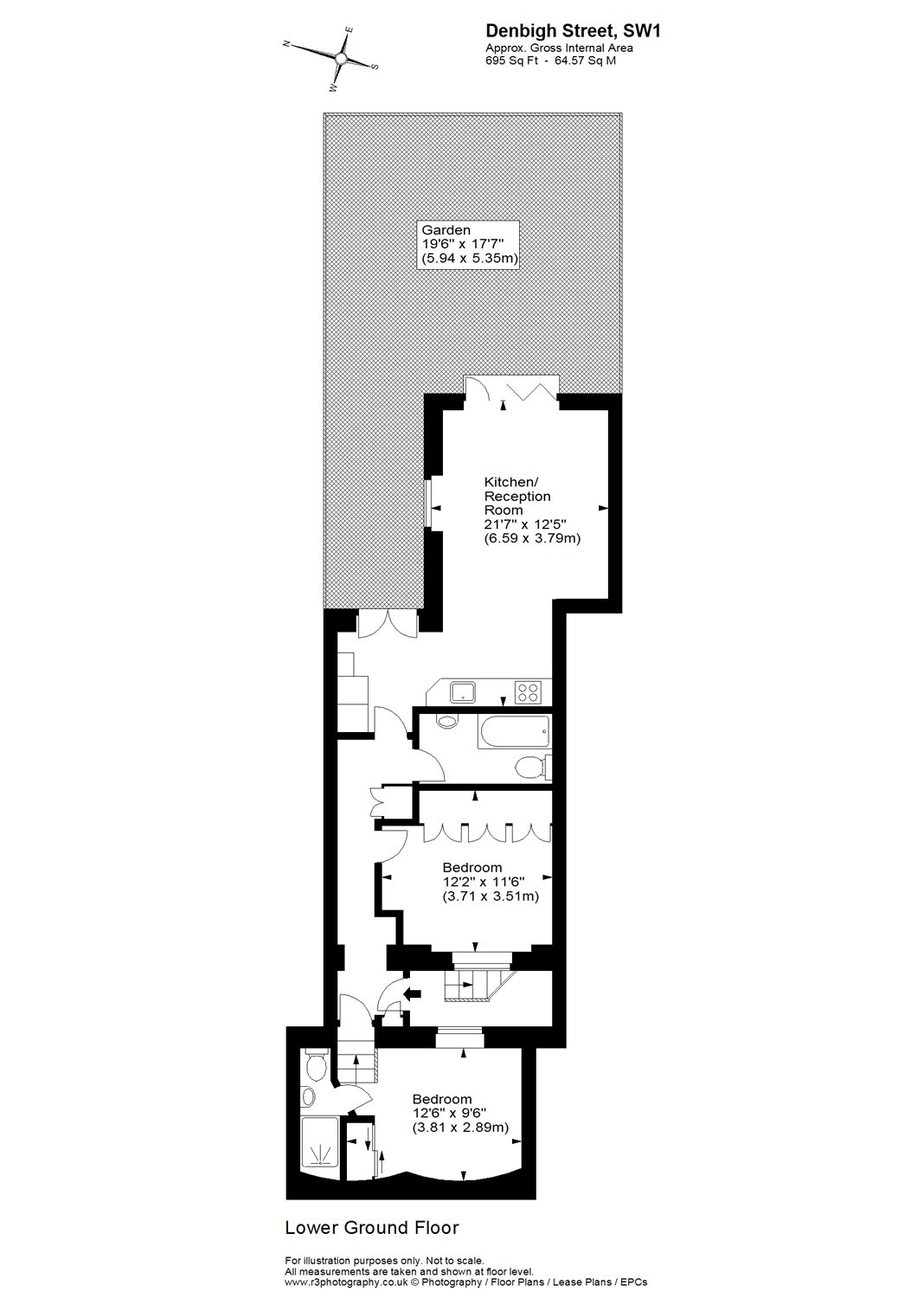 2 Bedrooms Flat for sale in Denbigh Street, London SW1V