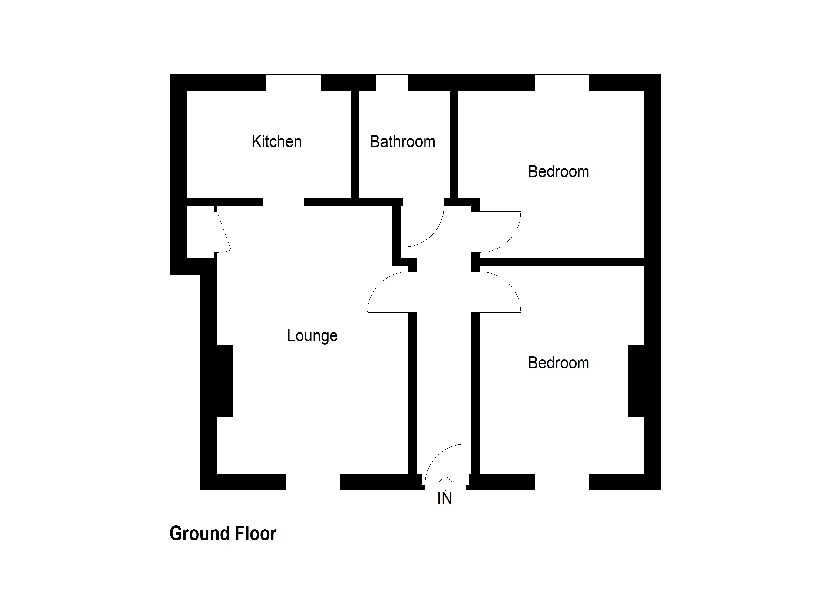 2 Bedrooms Flat for sale in Kincardine Road, Crieff PH7