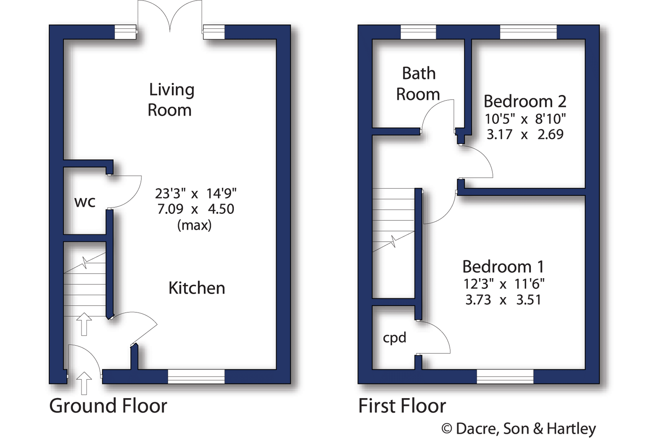97B, Priest Lane, North Yorkshire floorplan