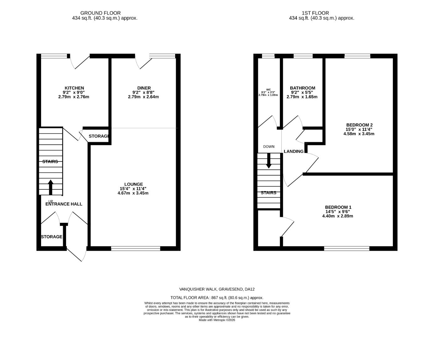 7, Vanquisher Walk, Kent floorplan
