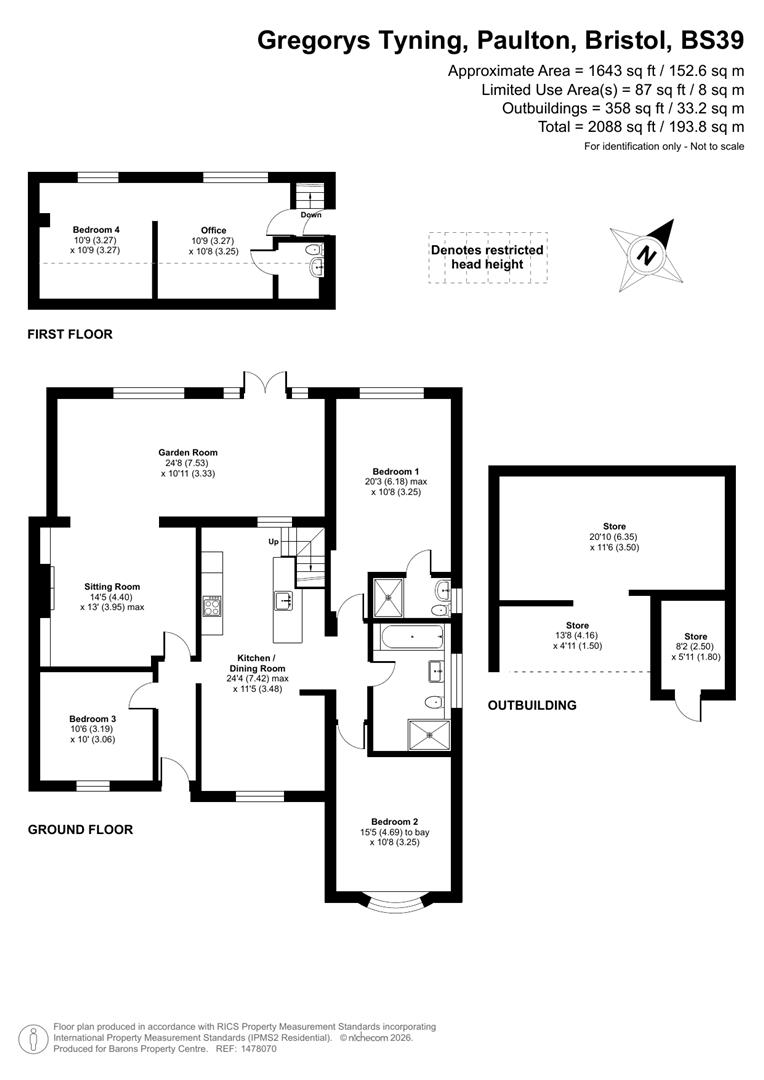 9, Gregorys Tyning, Paulton floorplan