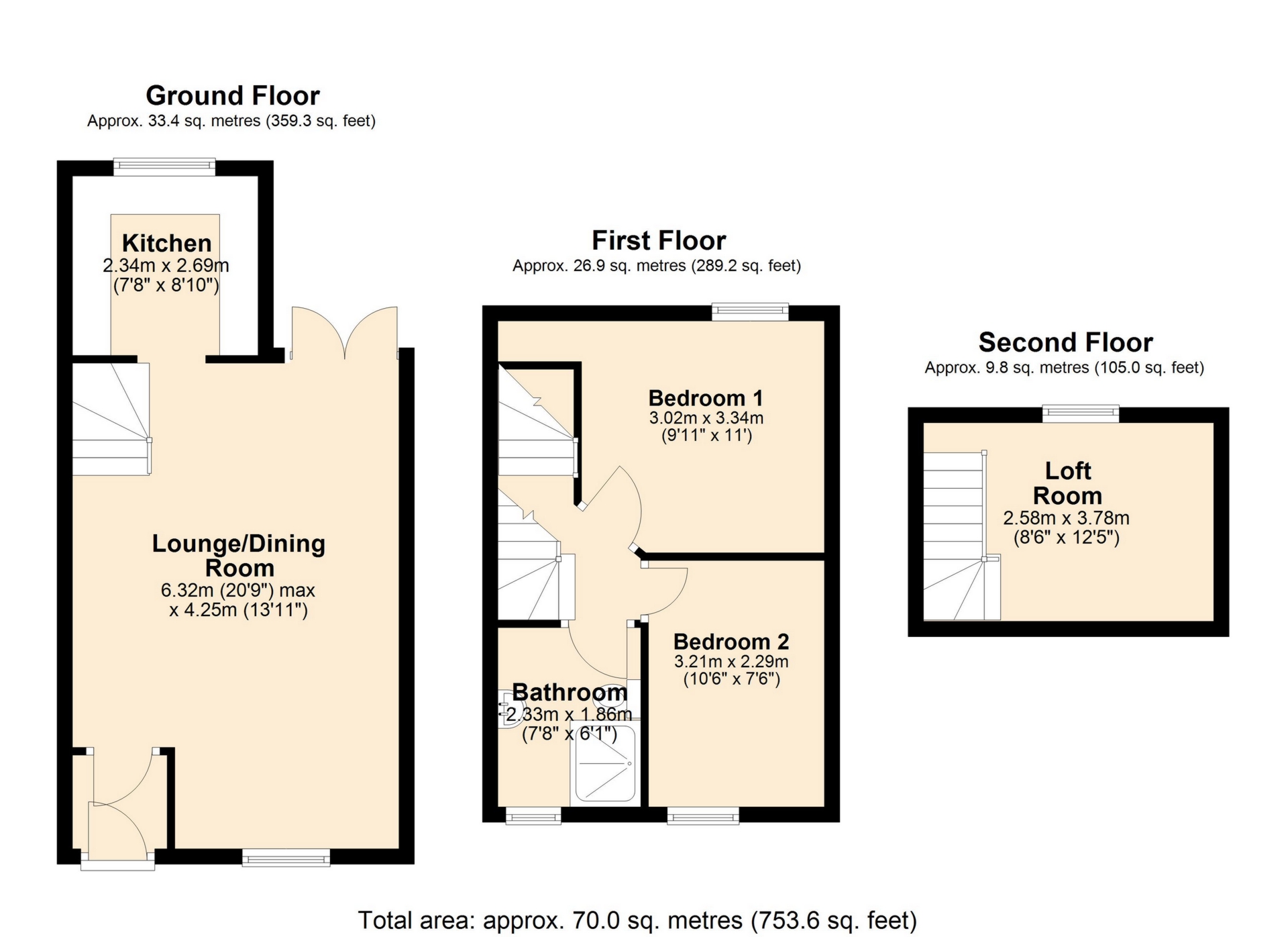 22, King Street, Ebbw Vale floorplan
