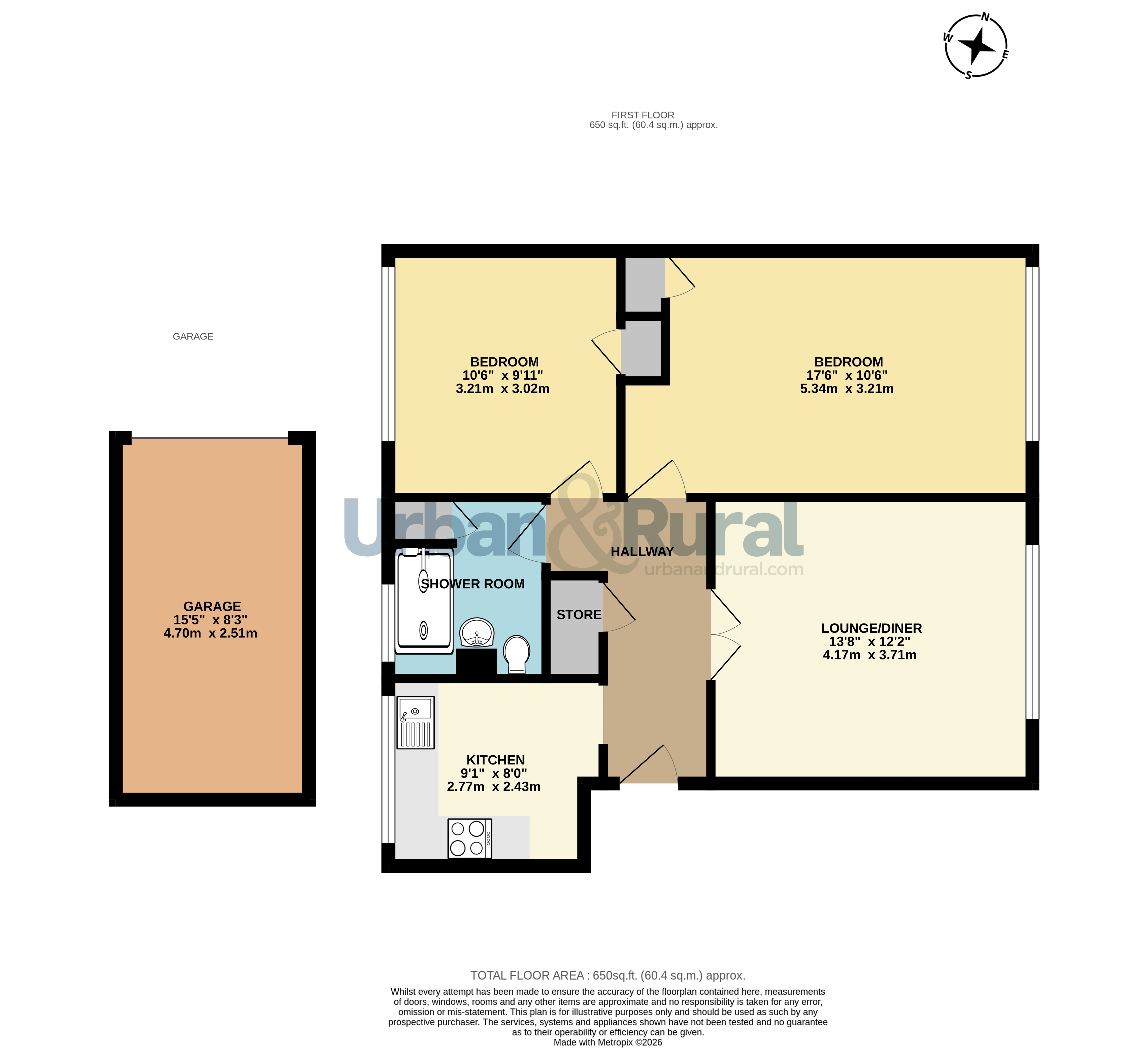 5,, West Court, Goldington Green, Bedfordshire floorplan
