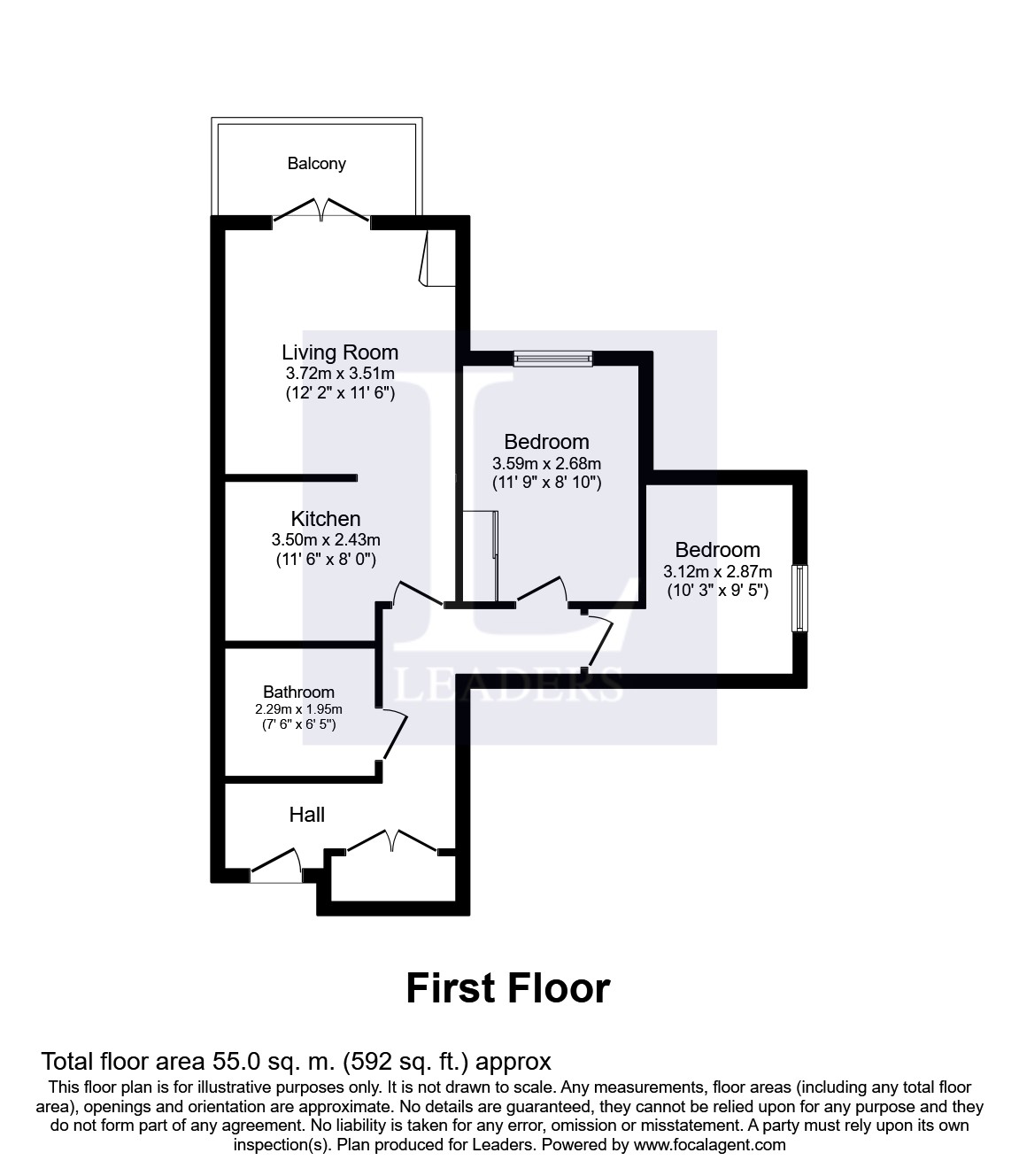 2 Bedrooms Flat to rent in Willow House, Molesey Road, Walton On Thames KT12