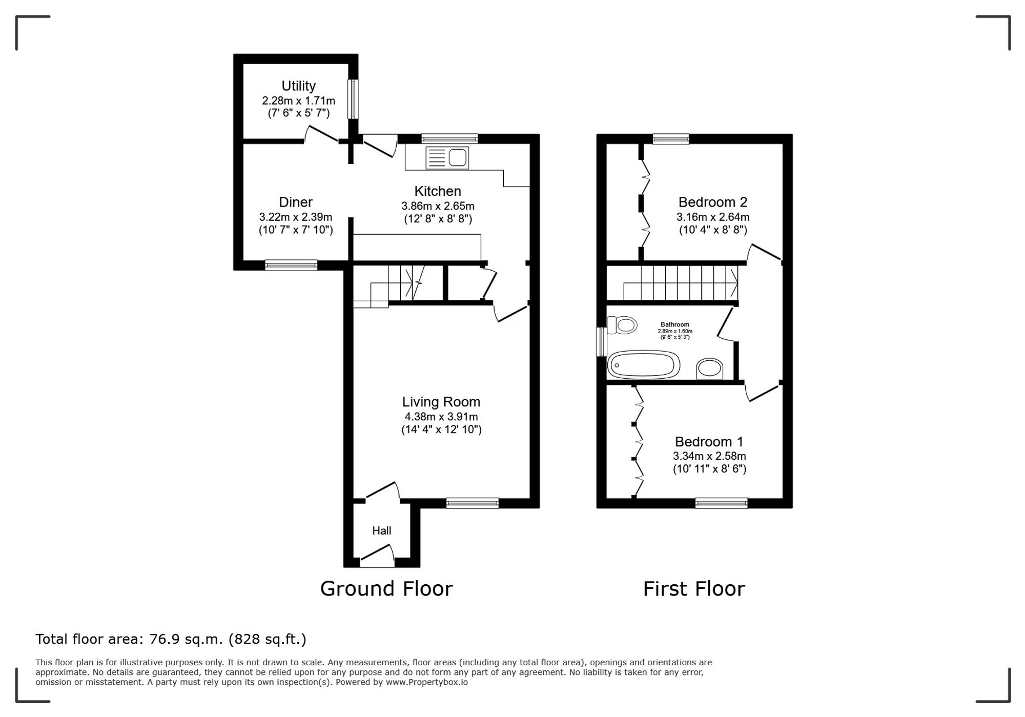 103 Silver Birch Close, Cardiff floorplan
