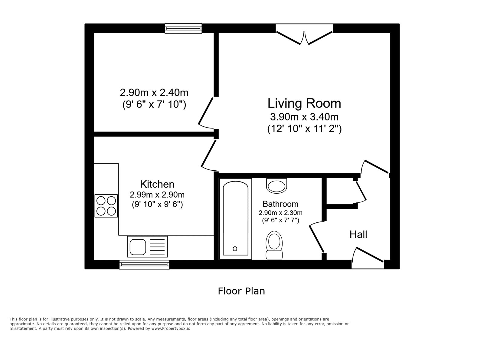 26, Betjeman Court, Yiewsley floorplan