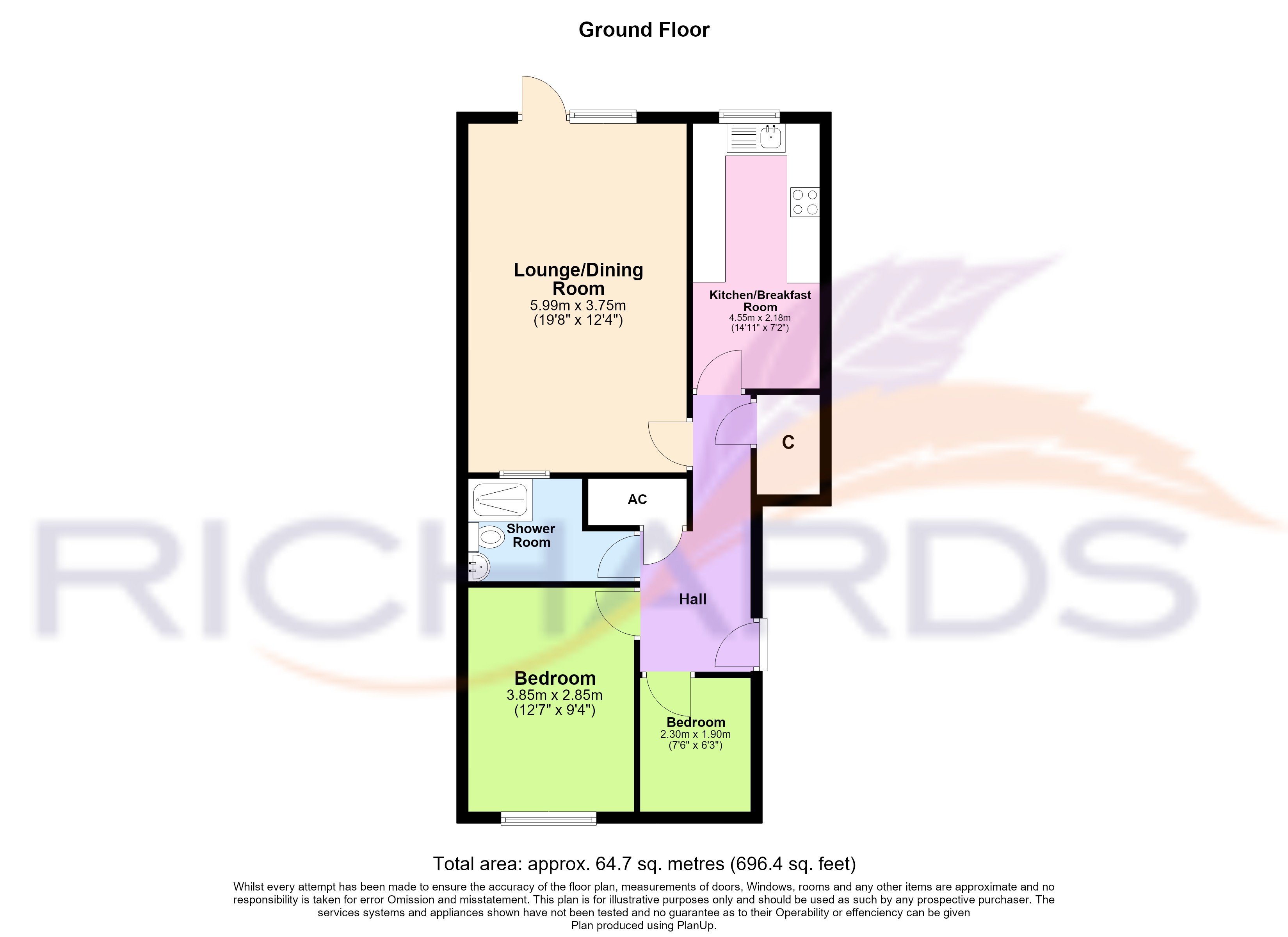 47, Towers Way, Wimborne floorplan