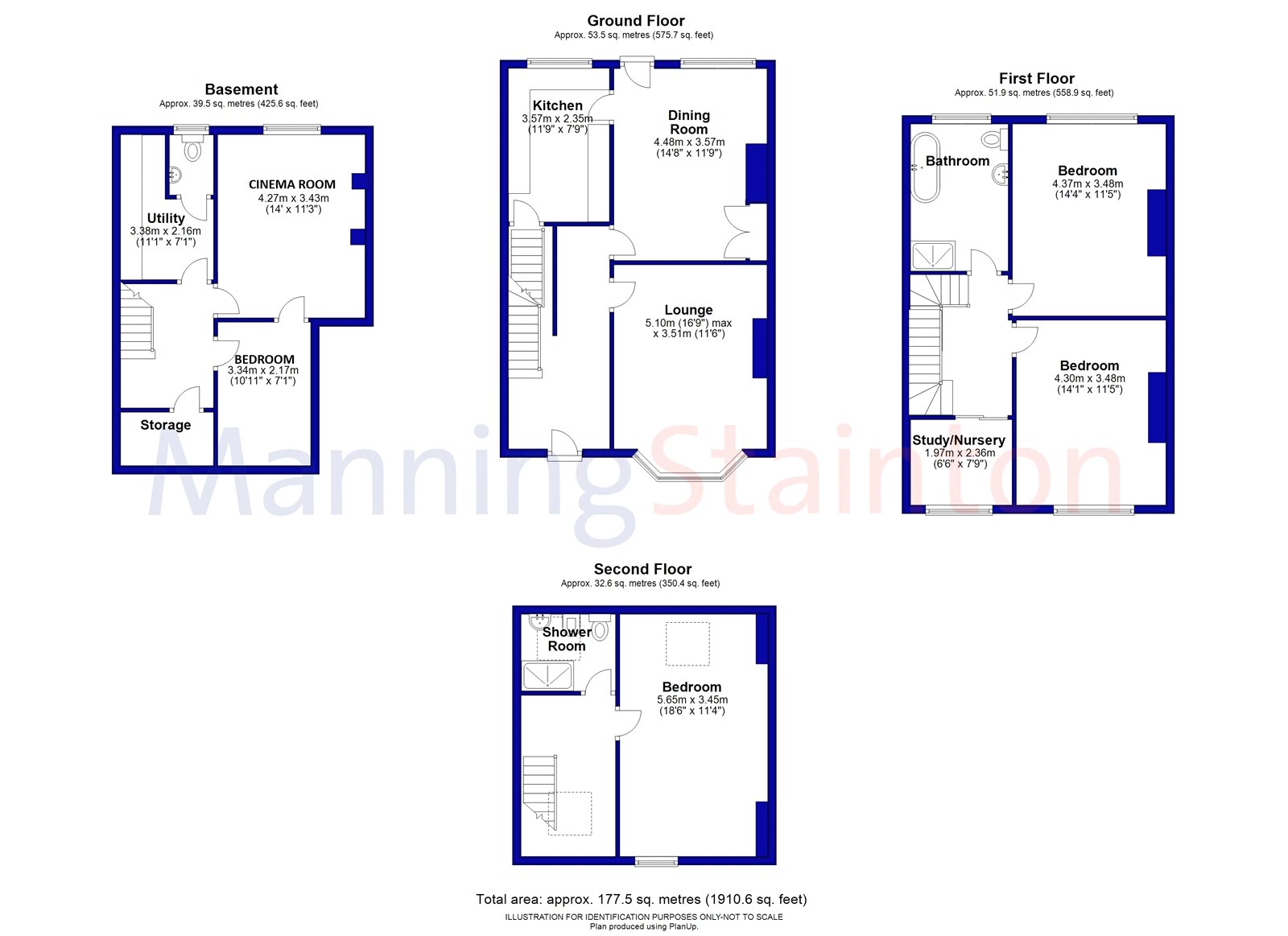 2, Cemetery Road, Leeds floorplan